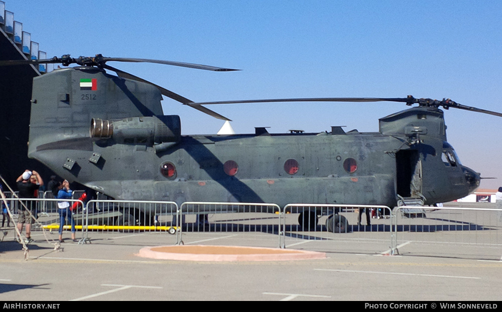 Aircraft Photo of 2512 | Boeing CH-47F Chinook (414) | United Arab Emirates - Air Force | AirHistory.net #700619