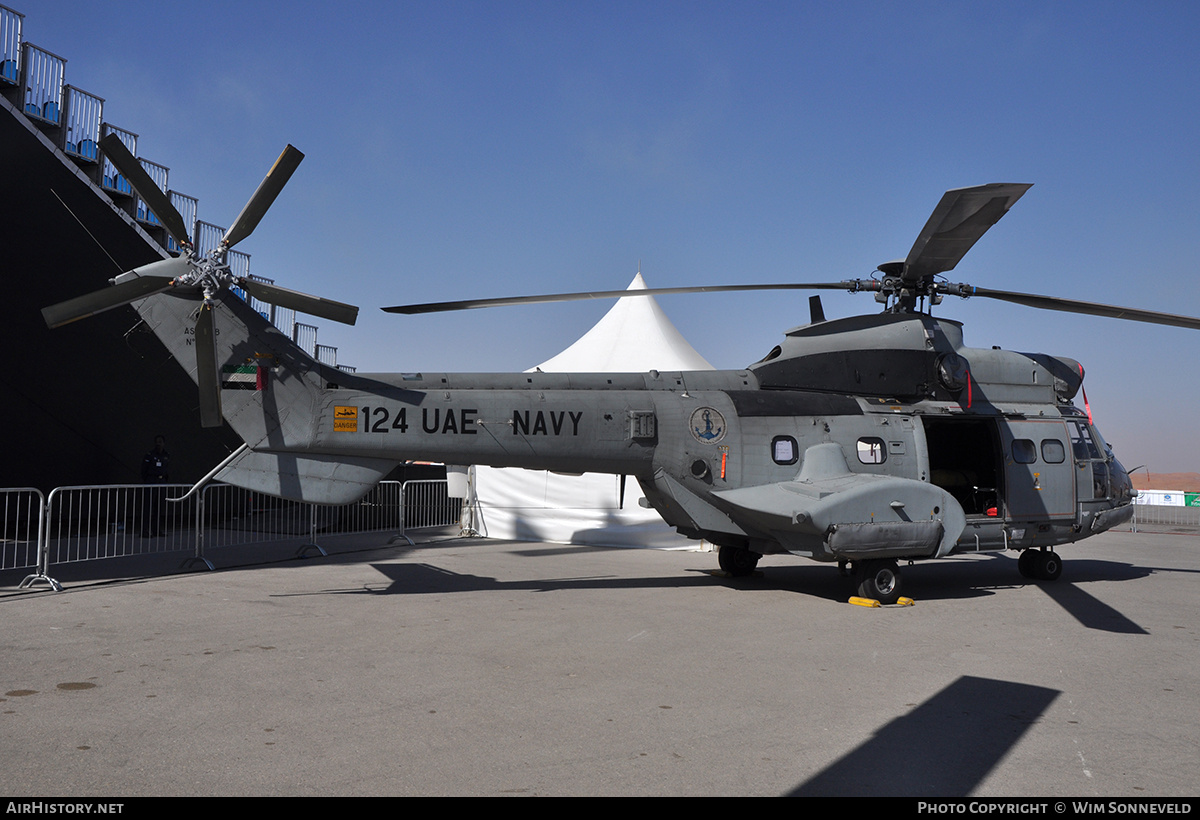 Aircraft Photo of 124 | Aerospatiale AS-332B Super Puma | United Arab Emirates - Navy | AirHistory.net #700622
