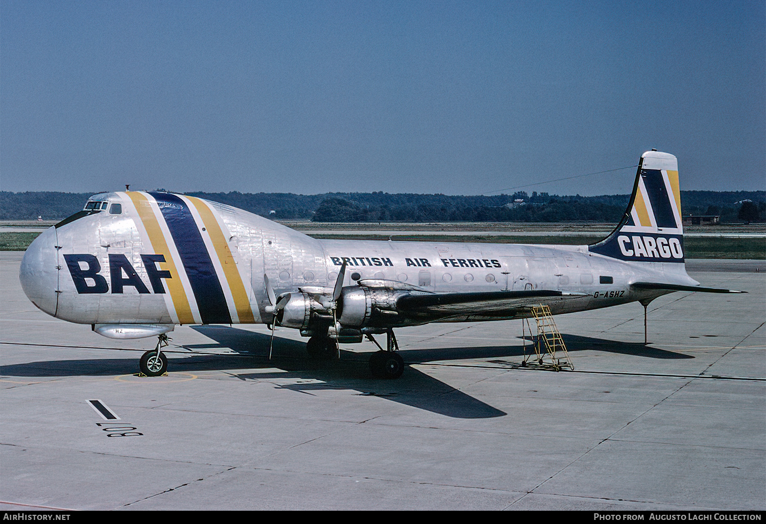Aircraft Photo of G-ASHZ | Aviation Traders ATL-98 Carvair | British Air Ferries - BAF | AirHistory.net #700663