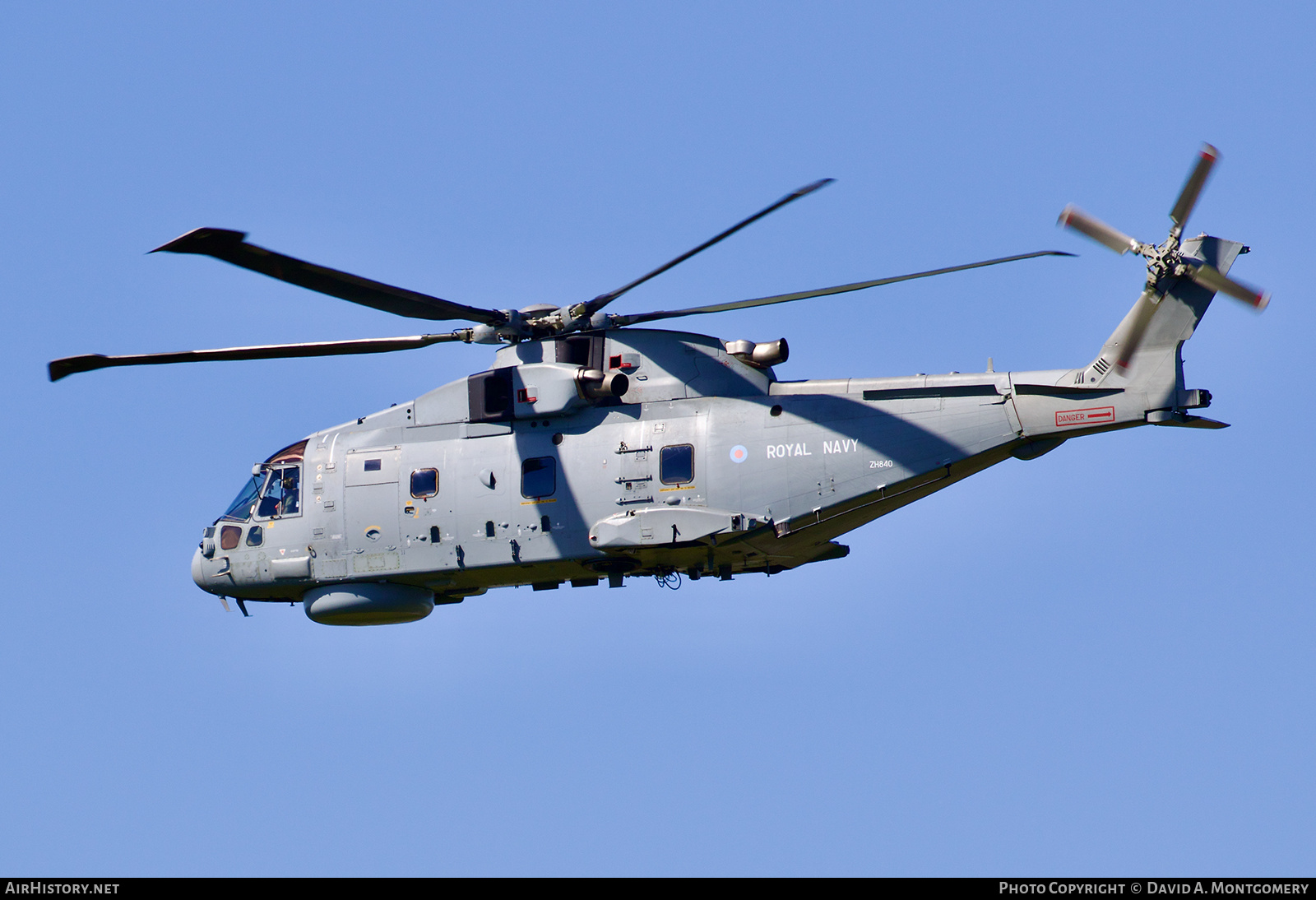 Aircraft Photo of ZH840 | EHI EH101-111 Merlin HM2 | UK - Navy | AirHistory.net #700665