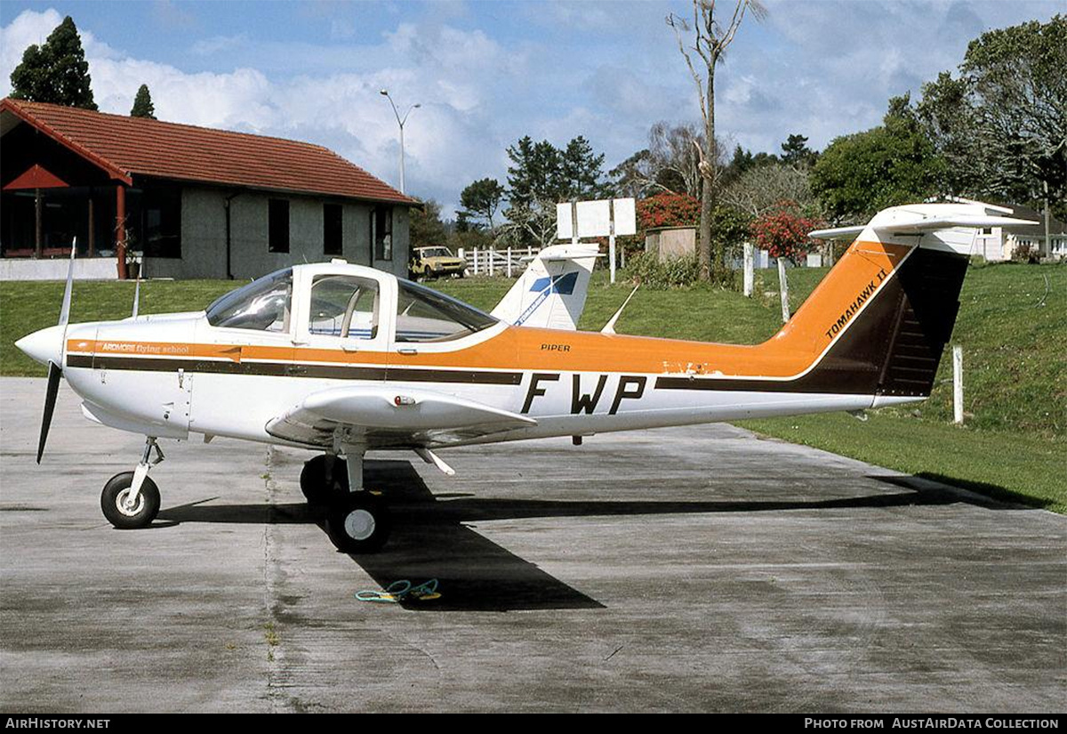 Aircraft Photo of ZK-FWP / FWP | Piper PA-38-112 Tomahawk II | Ardmore Flying School | AirHistory.net #700711