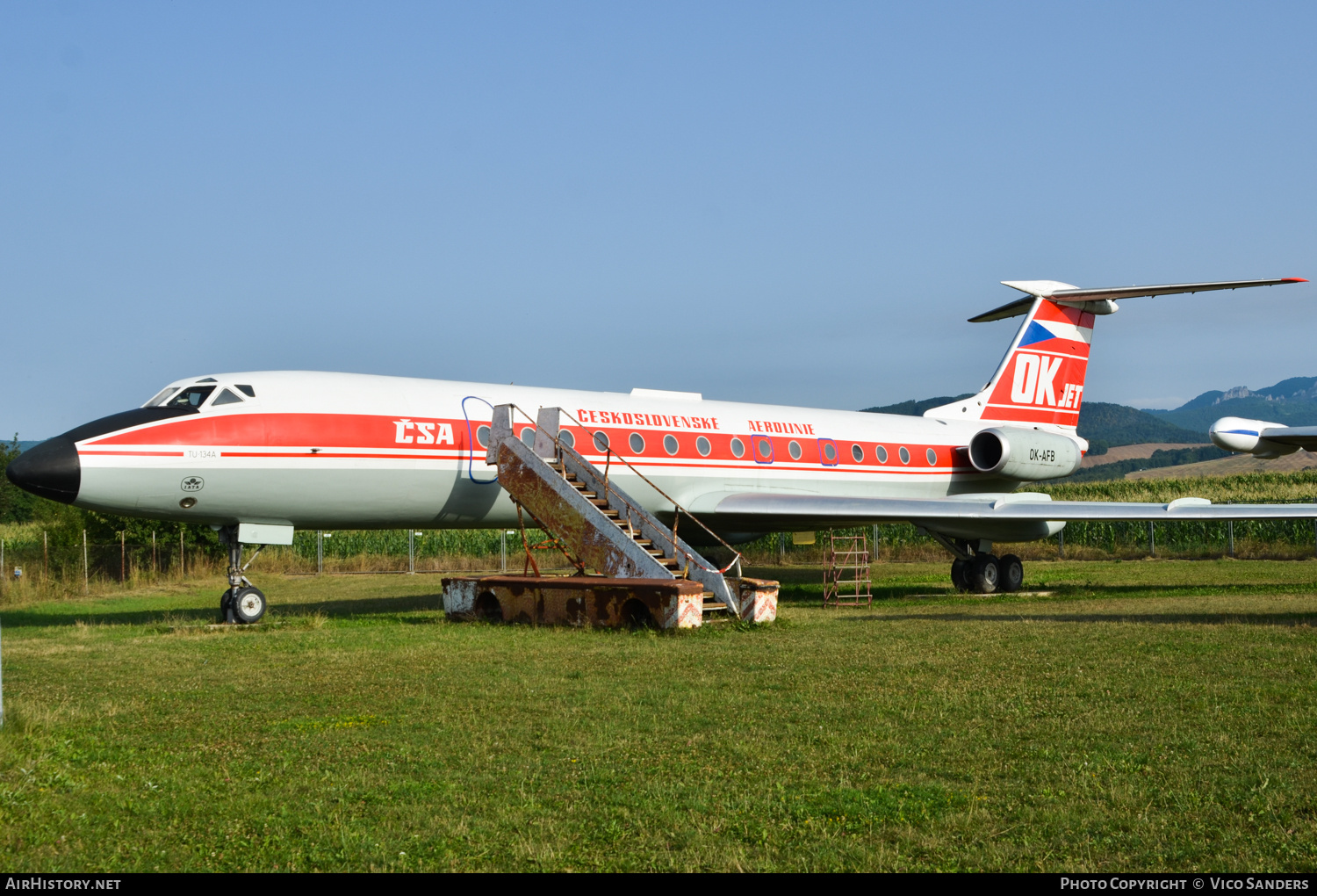Aircraft Photo of OK-AFB | Tupolev Tu-134A | ČSA - Československé Aerolinie - Czechoslovak Airlines | AirHistory.net #700727