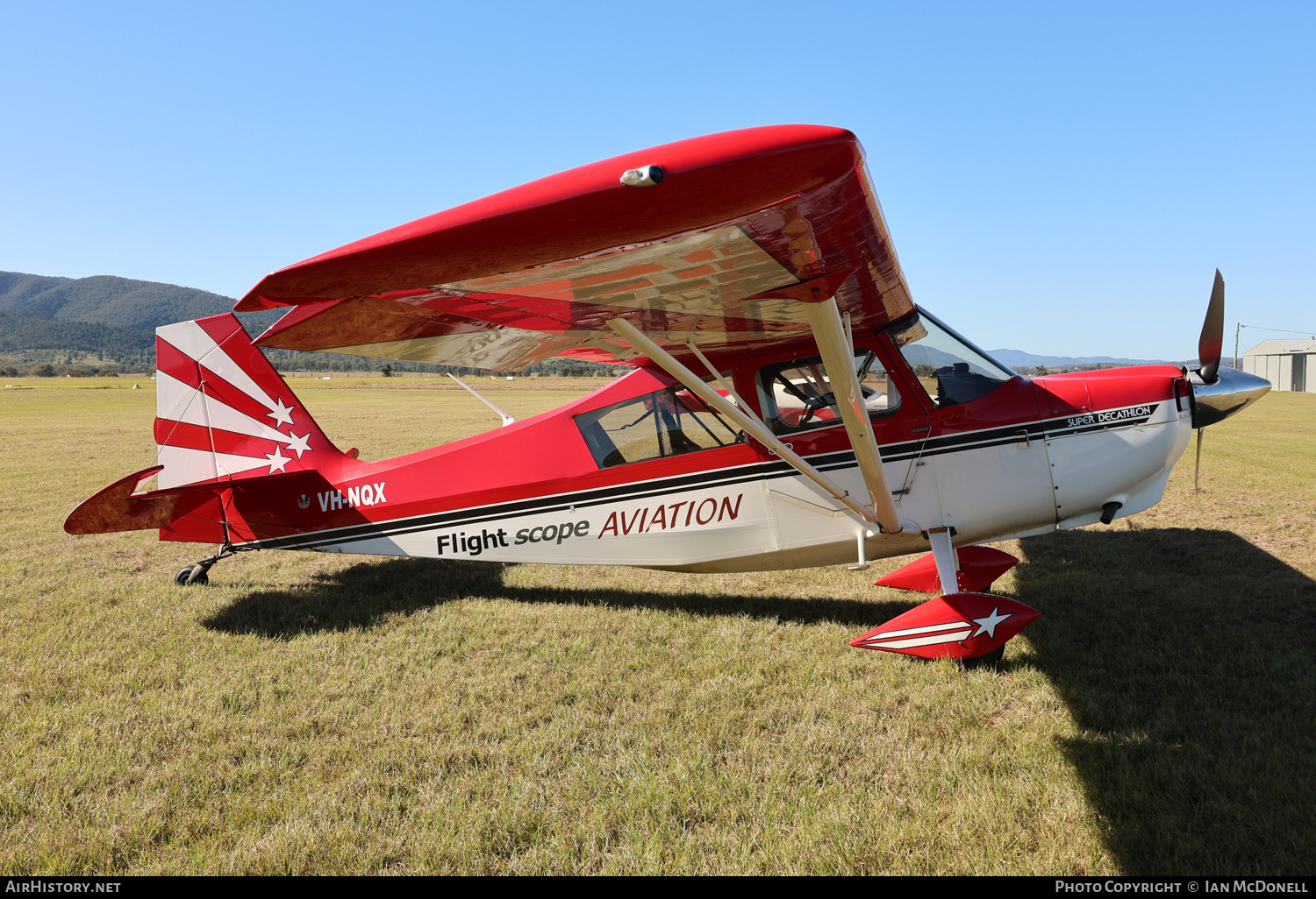Aircraft Photo of VH-NQX | American Champion 8KCAB Decathlon | Flight Scope Aviation | AirHistory.net #700728