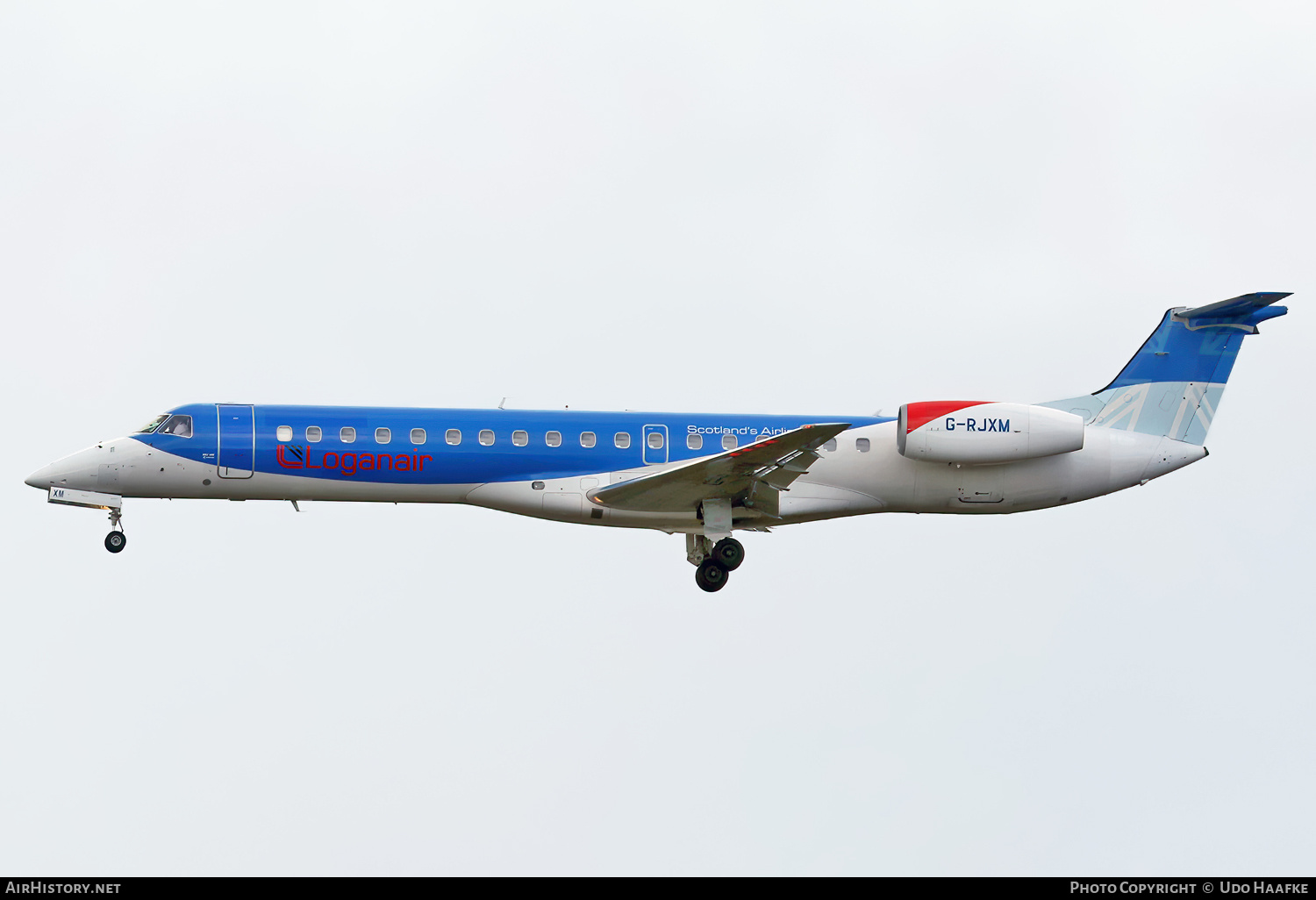 Aircraft Photo of G-RJXM | Embraer ERJ-145MP (EMB-145MP) | Loganair | AirHistory.net #700776