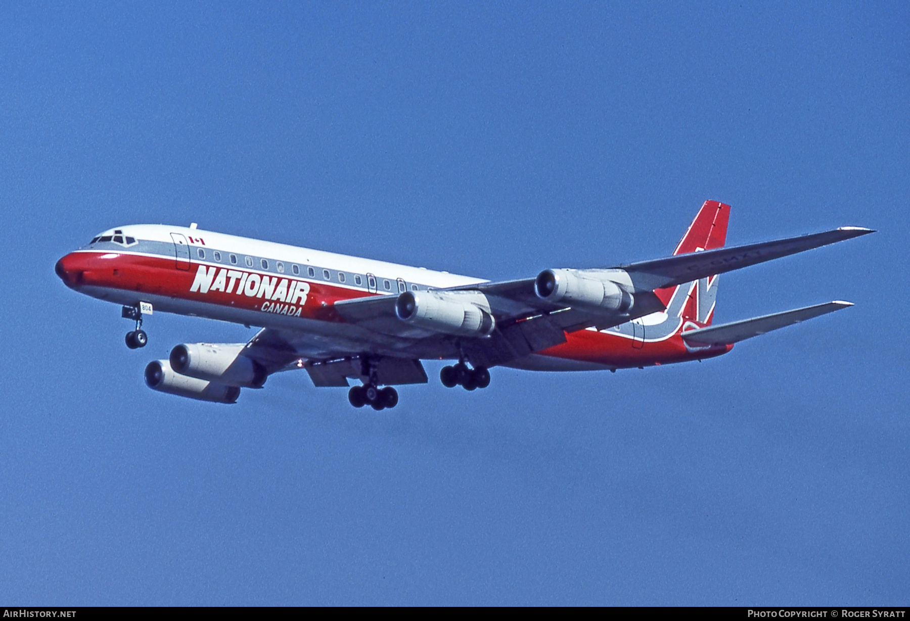 Aircraft Photo of C-GMXY | McDonnell Douglas DC-8-62 | Nationair | AirHistory.net #700837