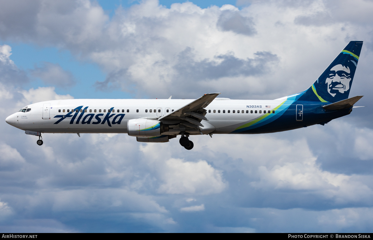 Aircraft Photo of N303AS | Boeing 737-990 | Alaska Airlines | AirHistory.net #700887