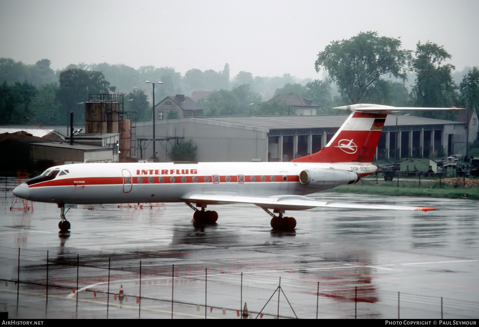 Aircraft Photo of DDR-SCO | Tupolev Tu-134AK | Interflug | AirHistory.net #700909