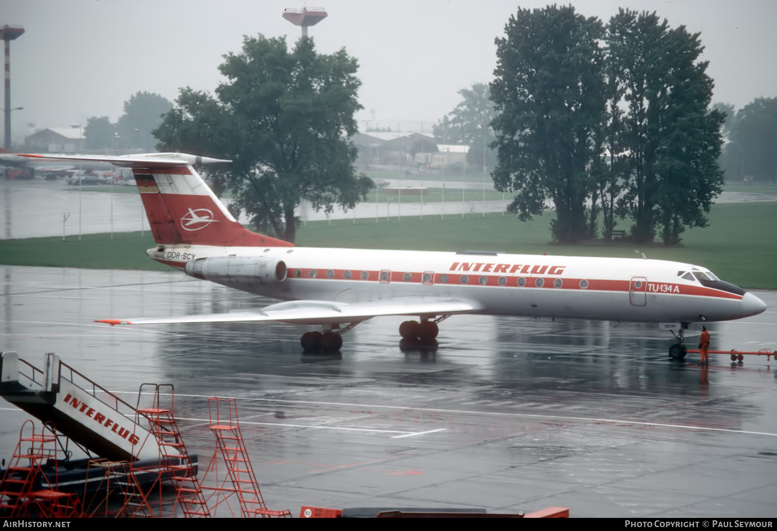 Aircraft Photo of DDR-SCY | Tupolev Tu-134A | Interflug | AirHistory.net #700944