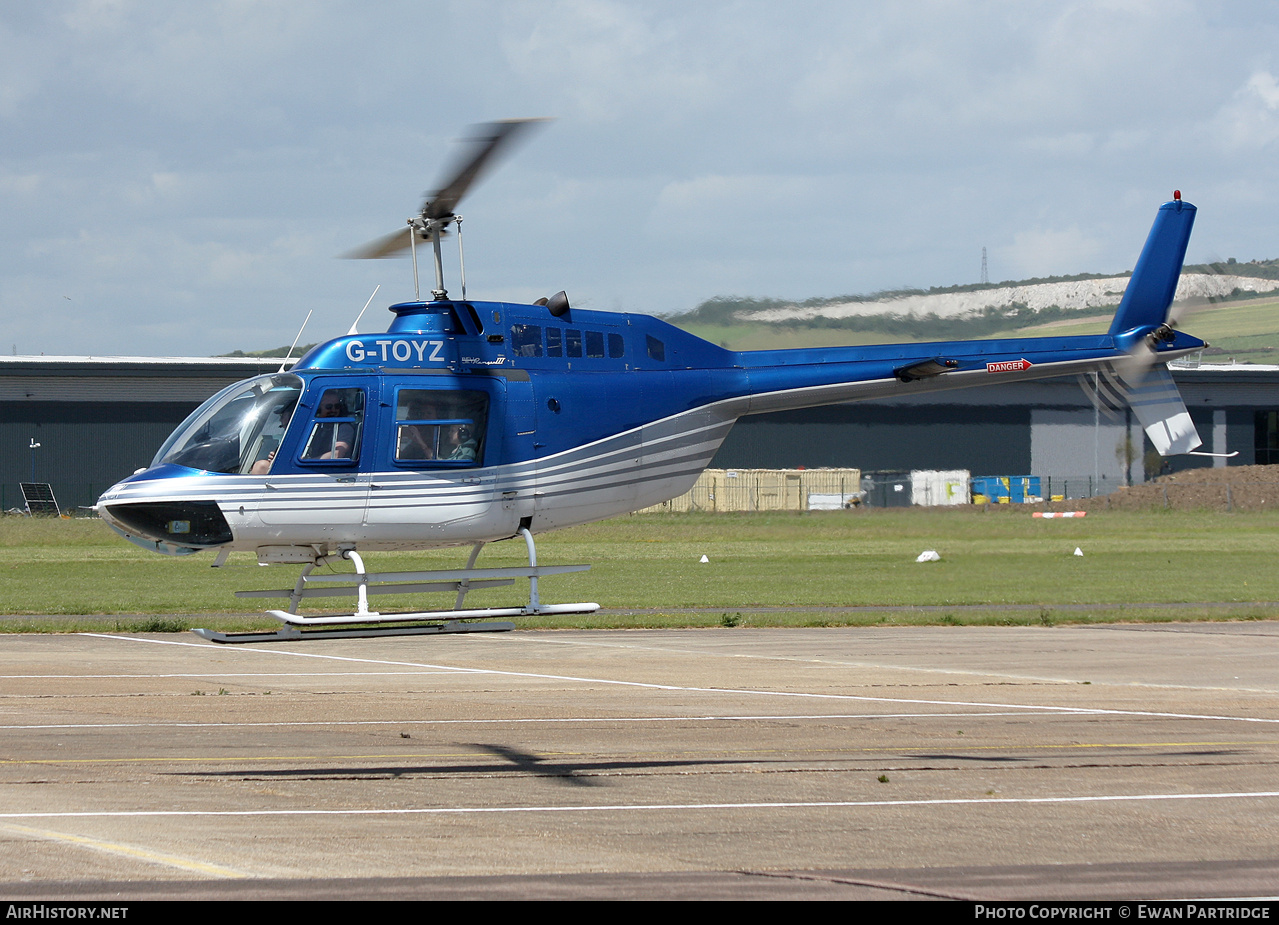 Aircraft Photo of G-TOYZ | Bell 206B-3 JetRanger III | AirHistory.net #700953