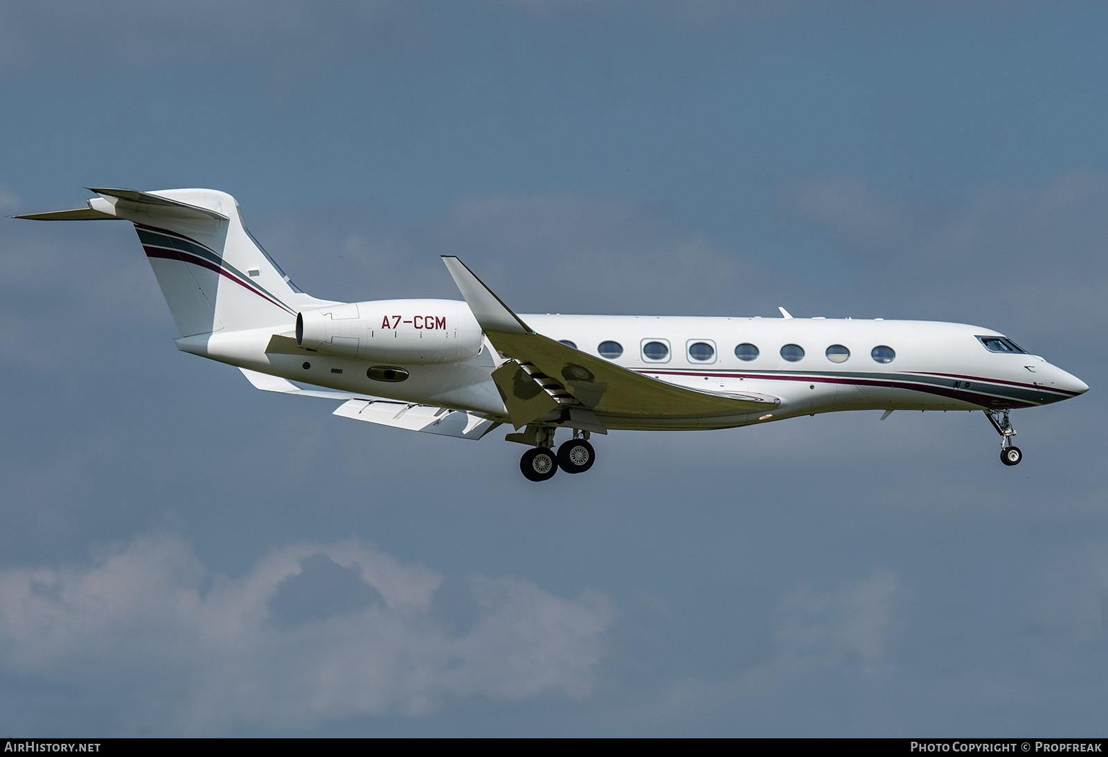 Aircraft Photo of A7-CGM | Gulfstream Aerospace G650ER (G-VI) | AirHistory.net #700957