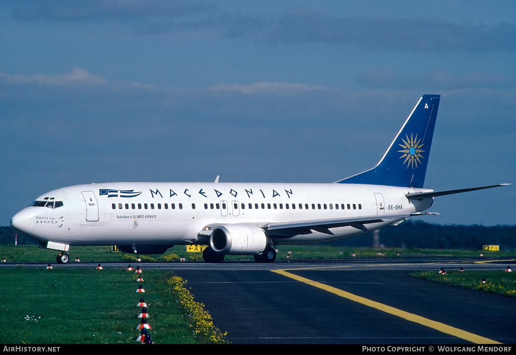 Aircraft Photo of SX-BMA | Boeing 737-46J | Macedonian Airlines | AirHistory.net #700965