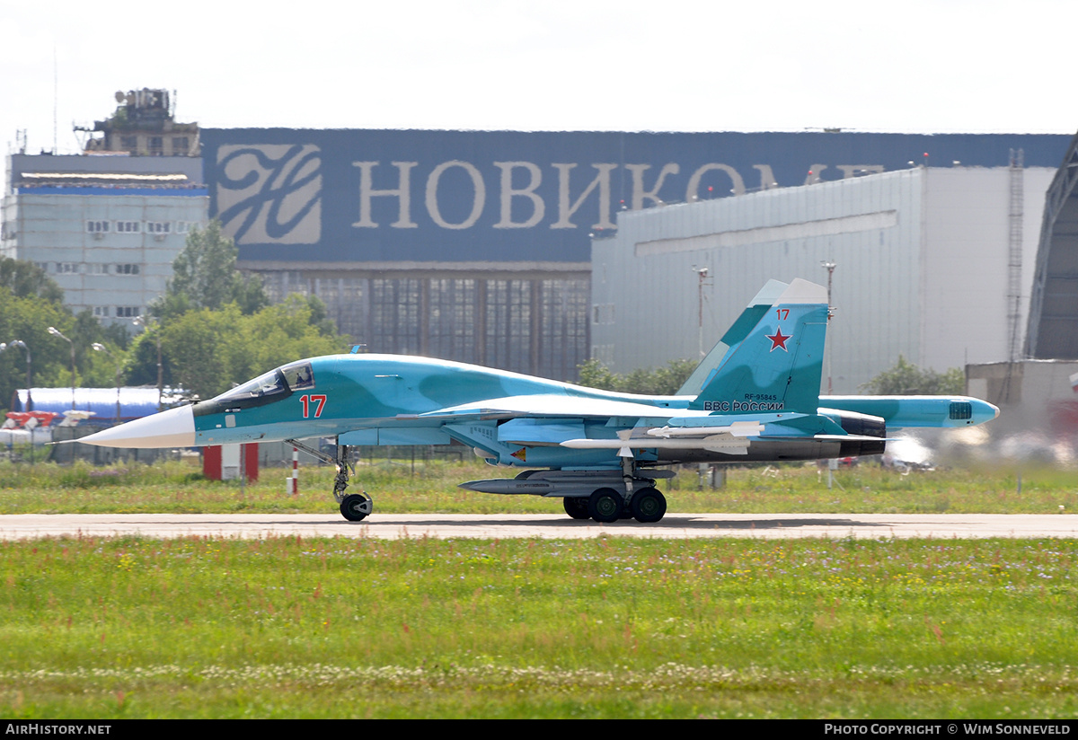 Aircraft Photo of RF-95845 | Sukhoi Su-34 | Russia - Air Force | AirHistory.net #701004