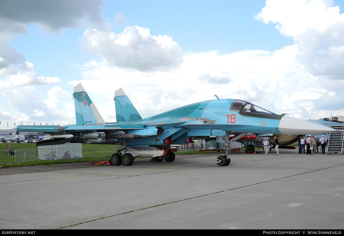 Aircraft Photo of RF-95847 | Sukhoi Su-34 | Russia - Air Force | AirHistory.net #701047
