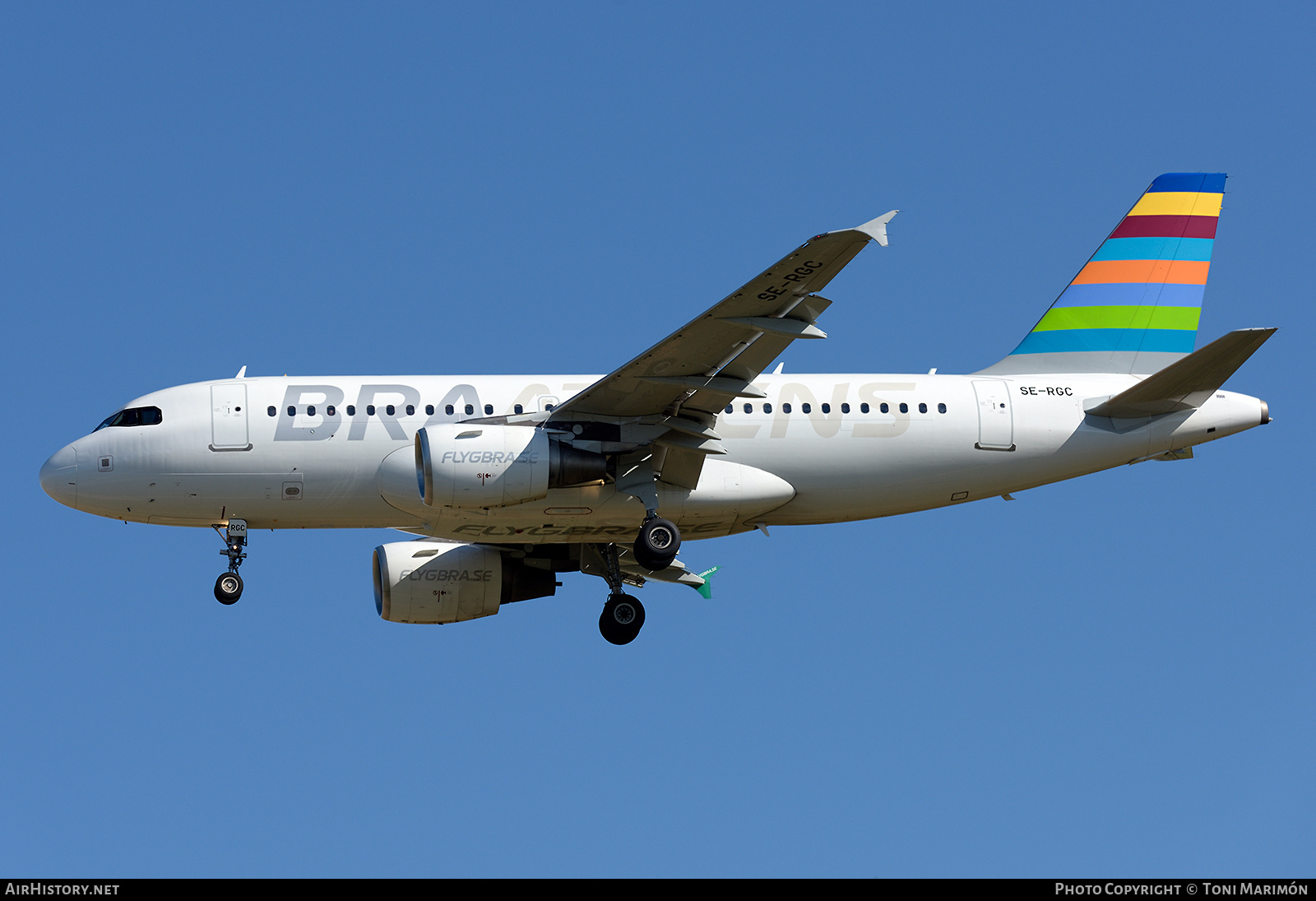 Aircraft Photo of SE-RGC | Airbus A319-112 | Braathens International Airways | AirHistory.net #701072
