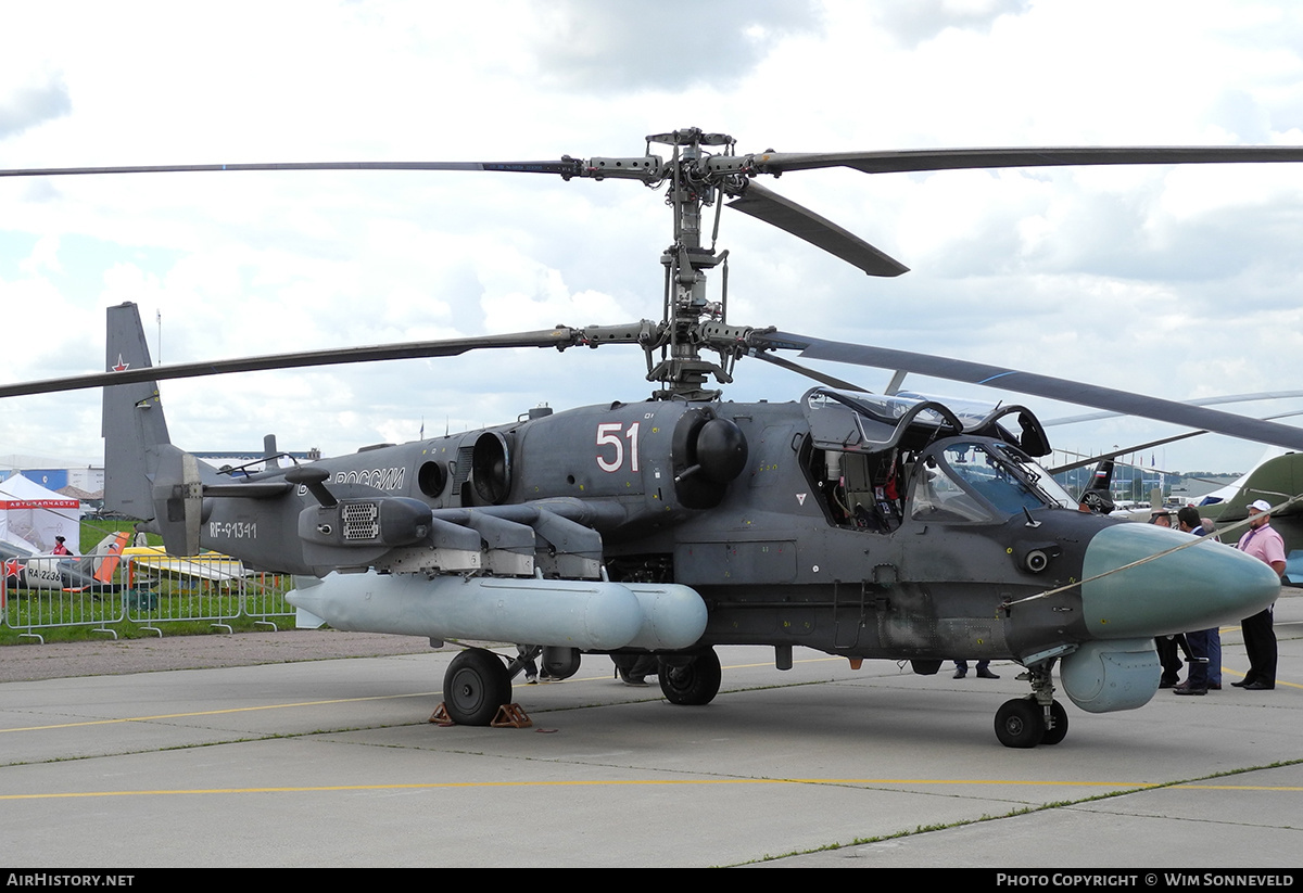 Aircraft Photo of RF-91341 | Kamov Ka-52 Alligator | Russia - Air Force | AirHistory.net #701076
