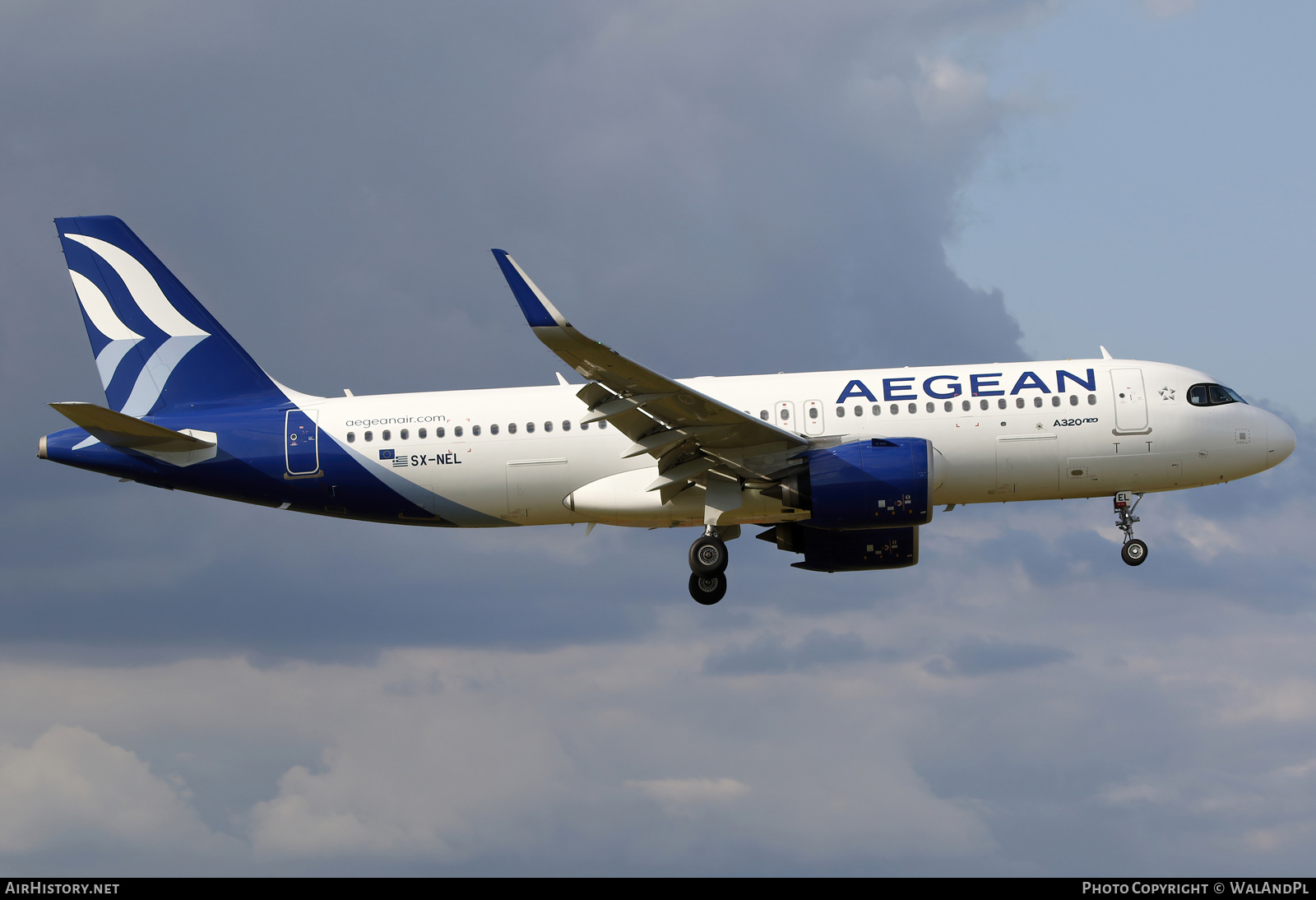 Aircraft Photo of SX-NEL | Airbus A320-271N | Aegean Airlines | AirHistory.net #701098