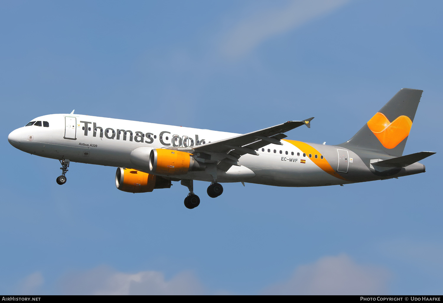 Aircraft Photo of EC-MVF | Airbus A320-212 | Thomas Cook Airlines | AirHistory.net #701171
