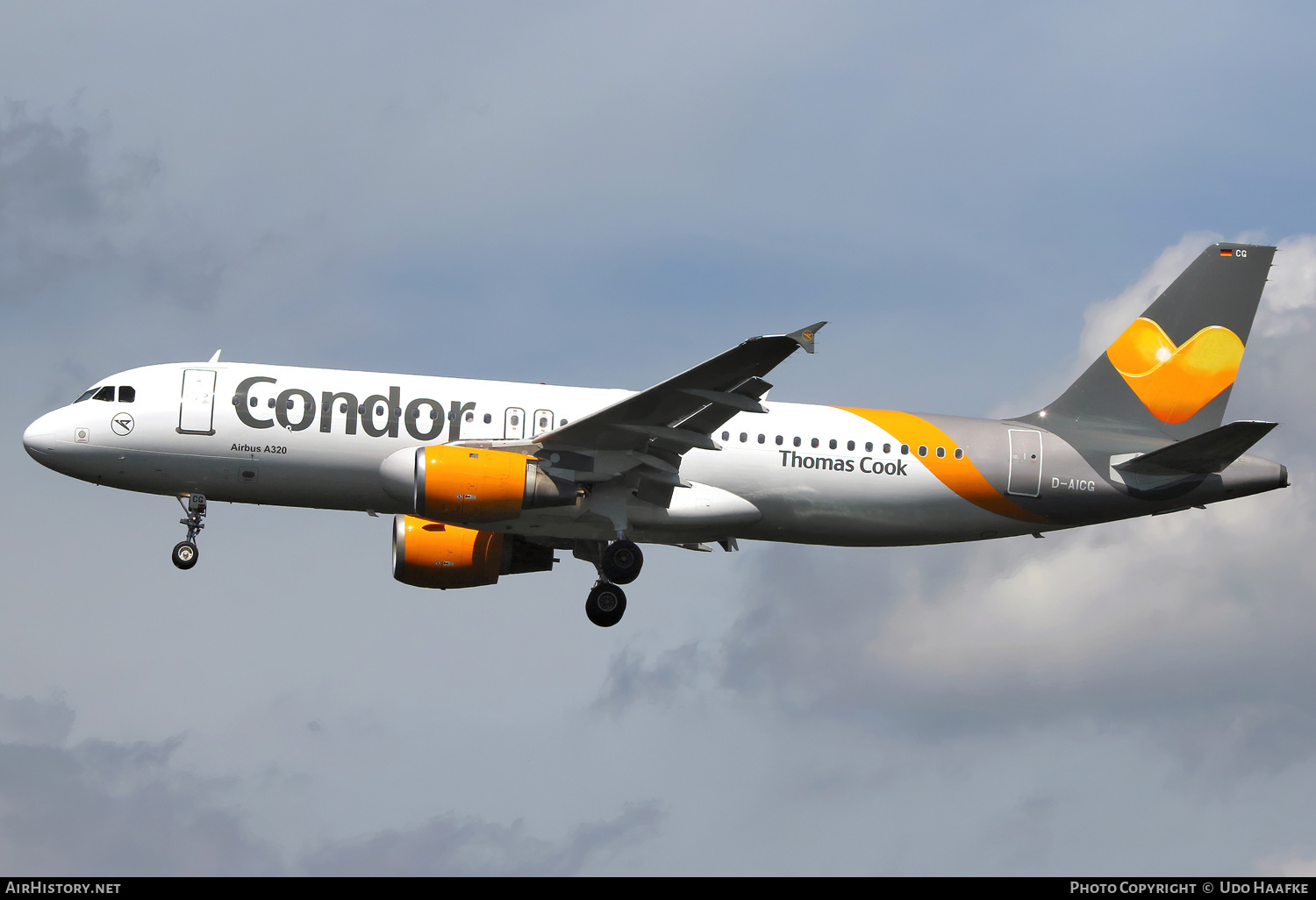 Aircraft Photo of D-AICG | Airbus A320-212 | Condor Flugdienst | AirHistory.net #701234