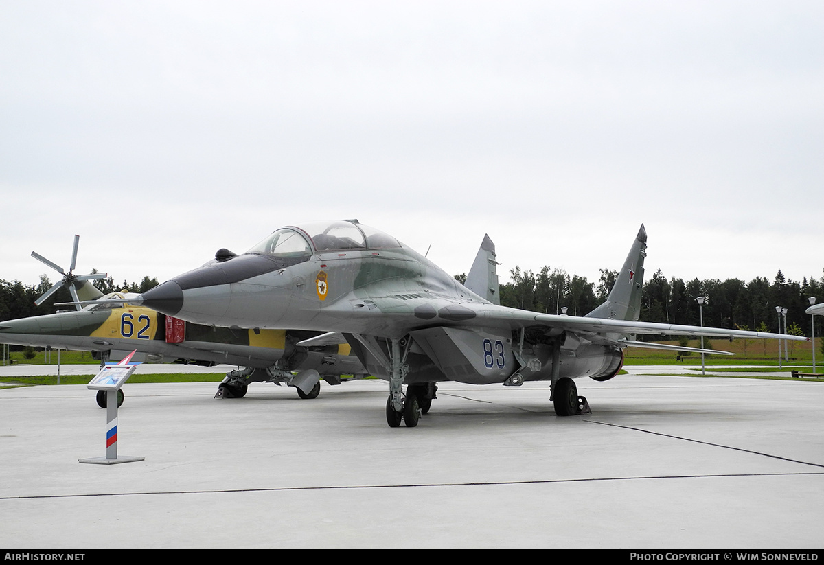 Aircraft Photo of 83 blue | Mikoyan-Gurevich MiG-29UB (9-51) | Russia - Air Force | AirHistory.net #701268