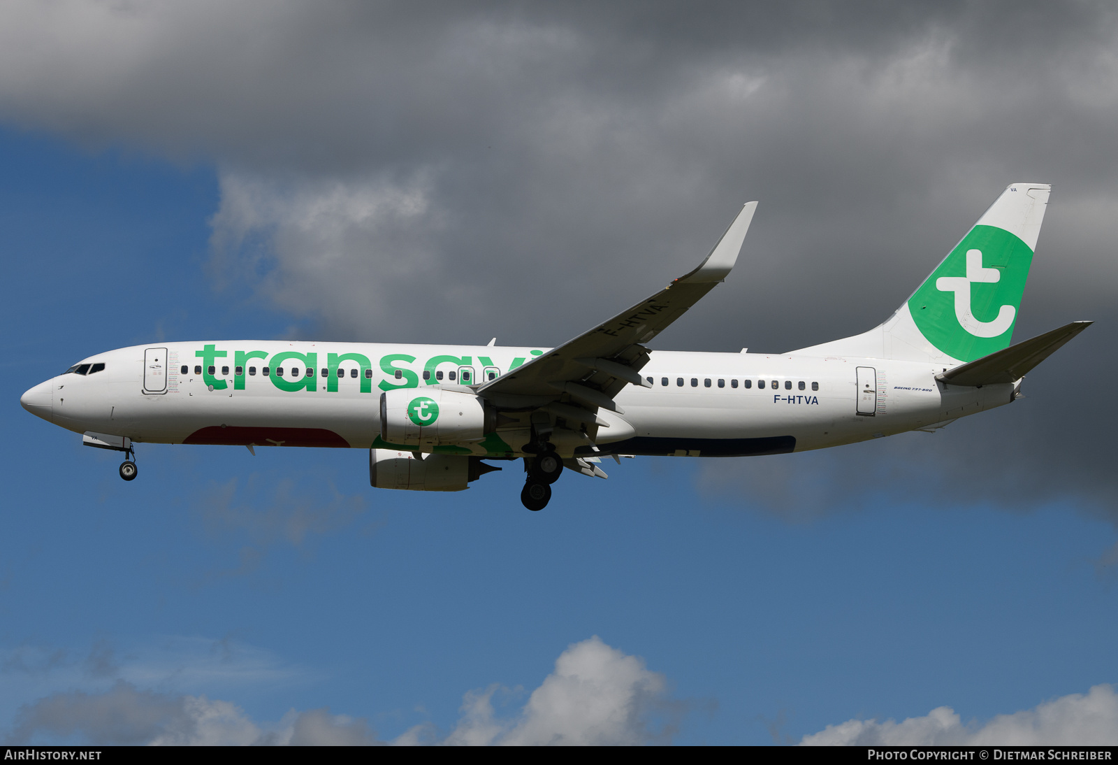 Aircraft Photo of F-HTVA | Boeing 737-800 | Transavia | AirHistory.net #701270