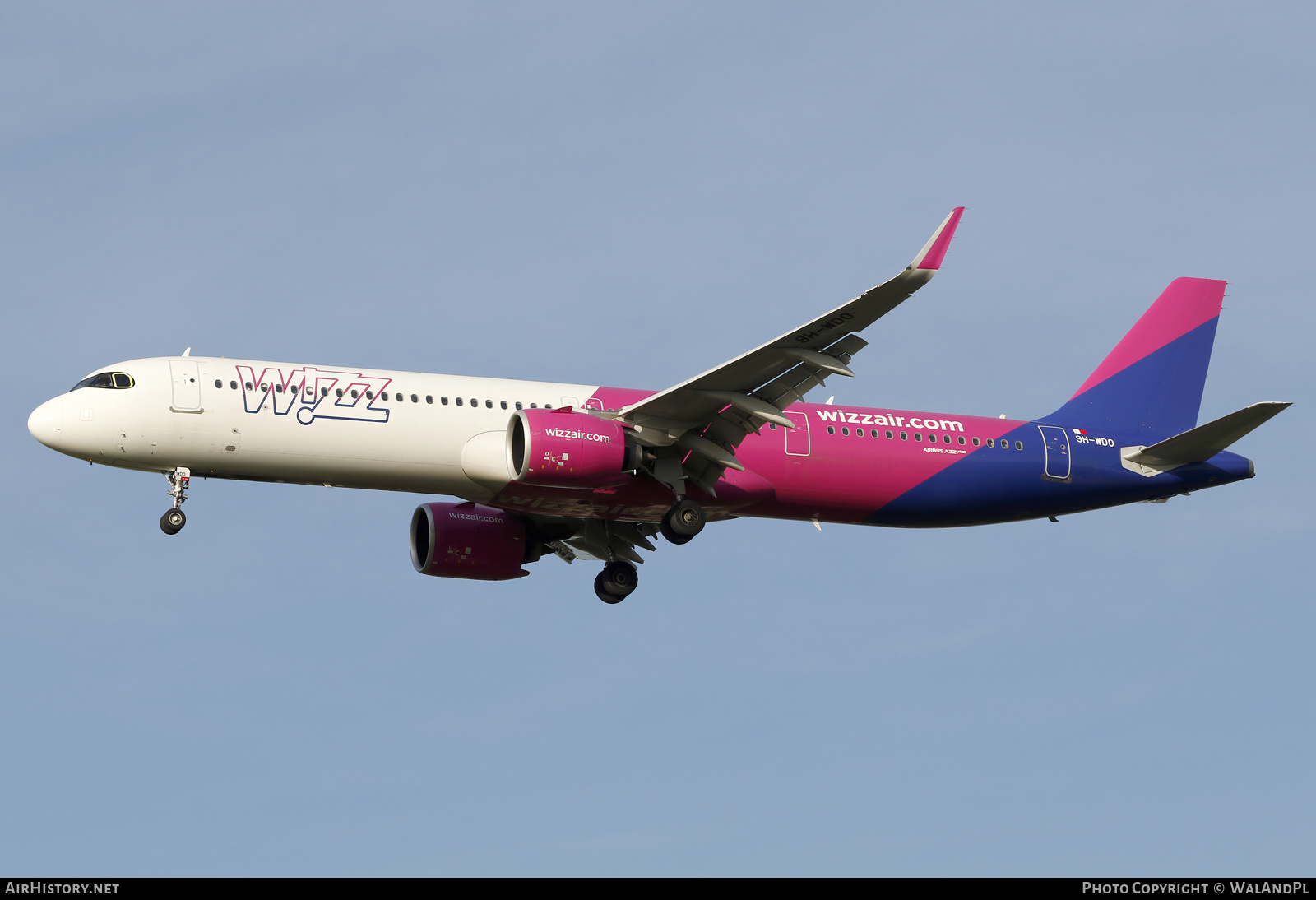 Aircraft Photo of 9H-WDO | Airbus A321-271NX | Wizz Air | AirHistory.net #701279