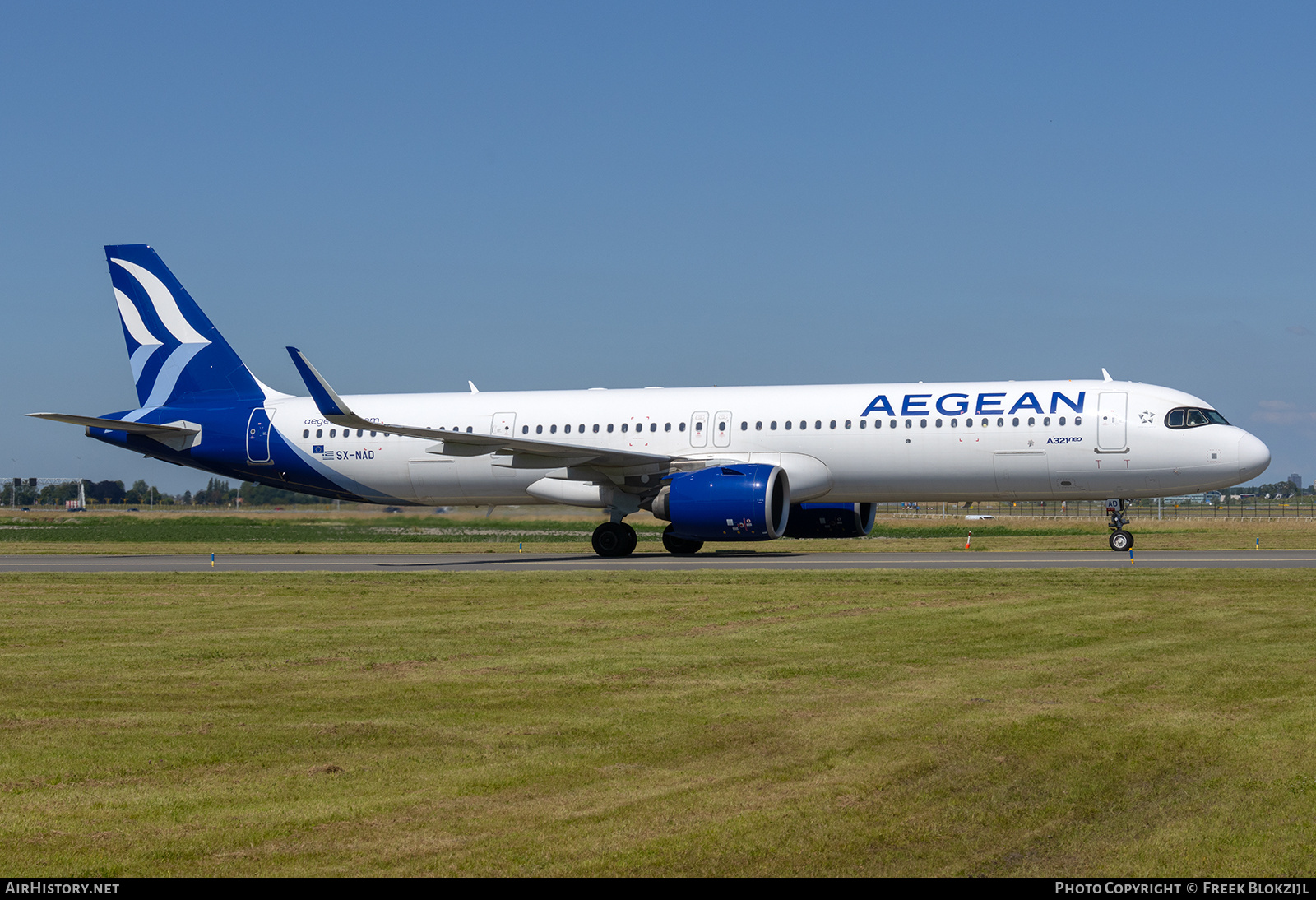 Aircraft Photo of SX-NAD | Airbus A321-271N | Aegean Airlines | AirHistory.net #701296