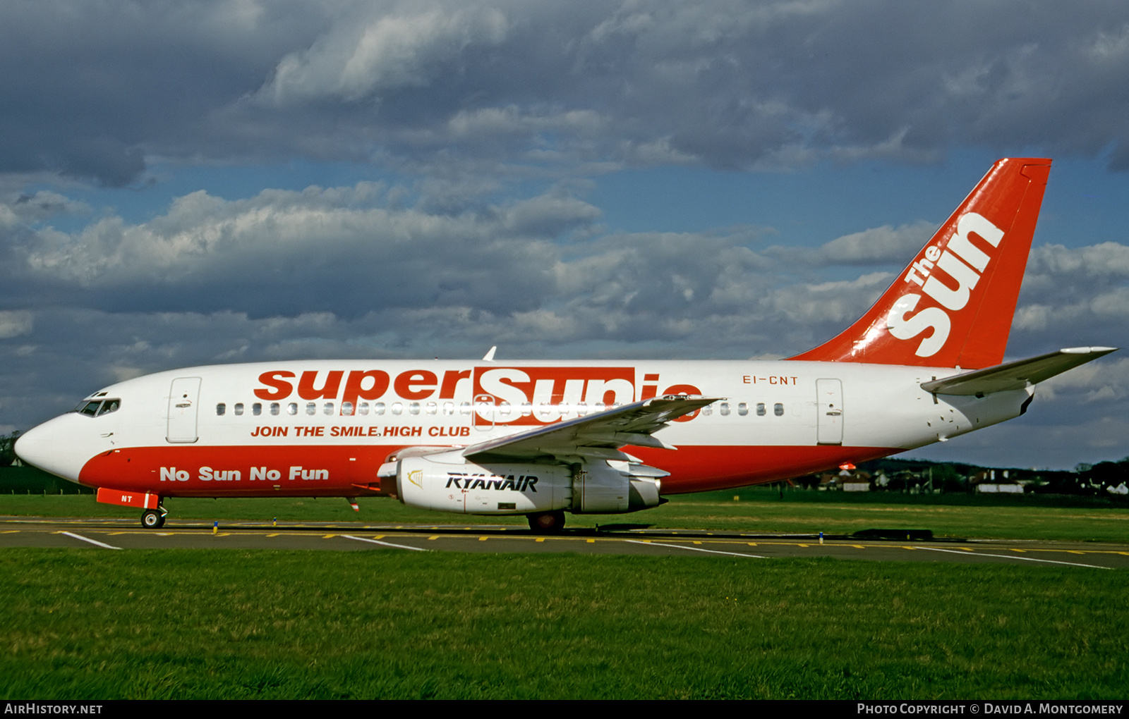 Aircraft Photo of EI-CNT | Boeing 737-230/Adv | Ryanair | AirHistory.net #701307