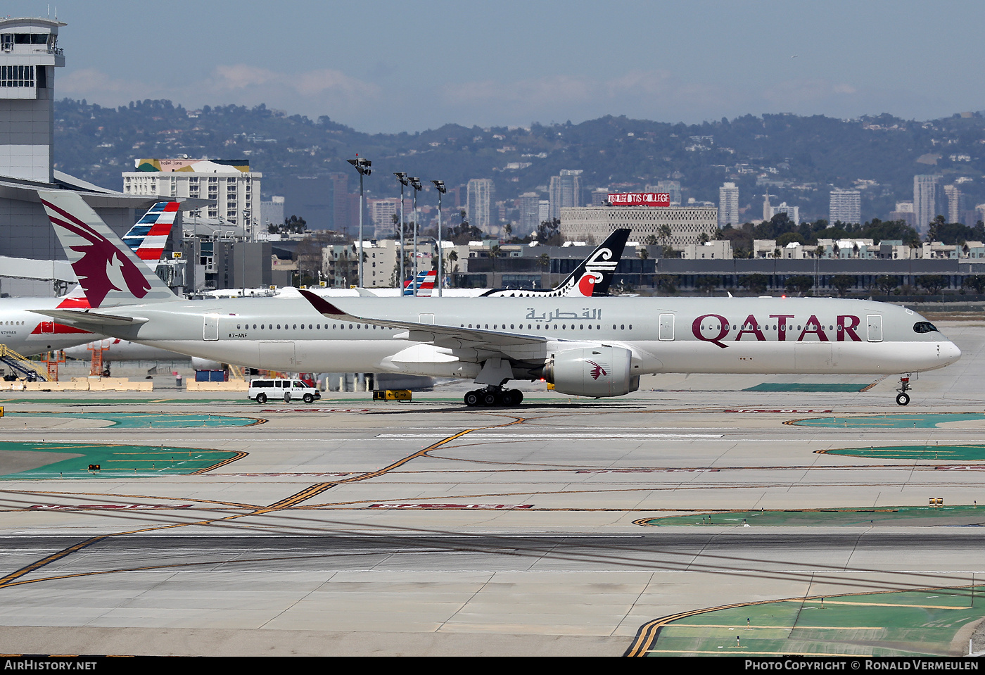 Aircraft Photo of A7-ANF | Airbus A350-1041 | Qatar Airways | AirHistory.net #701329