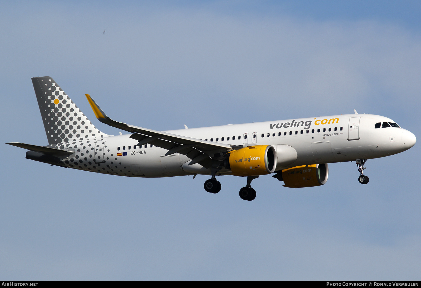 Aircraft Photo of EC-NDA | Airbus A320-271N | Vueling Airlines | AirHistory.net #701345