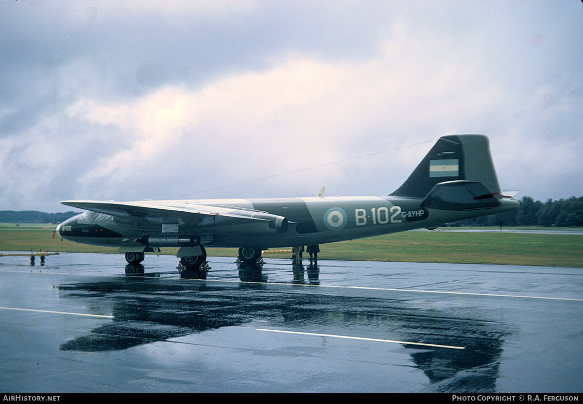Aircraft Photo of B-102 | English Electric Canberra B62 | Argentina - Air Force | AirHistory.net #701353