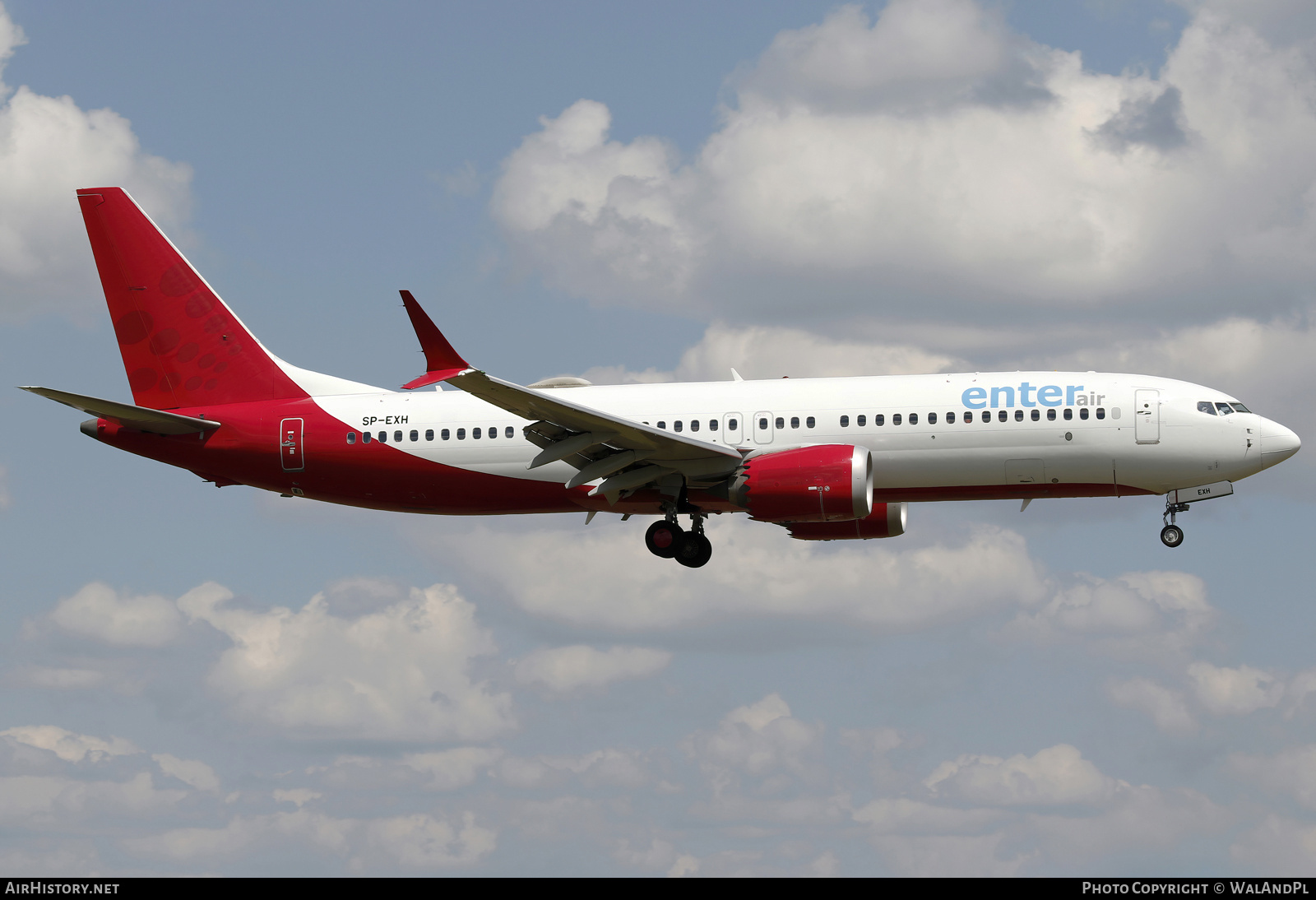 Aircraft Photo of SP-EXH | Boeing 737-8 Max 8 | Enter Air | AirHistory.net #701370