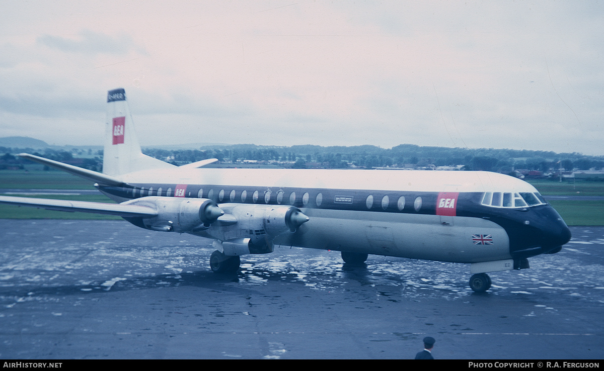 Aircraft Photo of G-APED | Vickers 951 Vanguard | BEA - British European Airways | AirHistory.net #701379