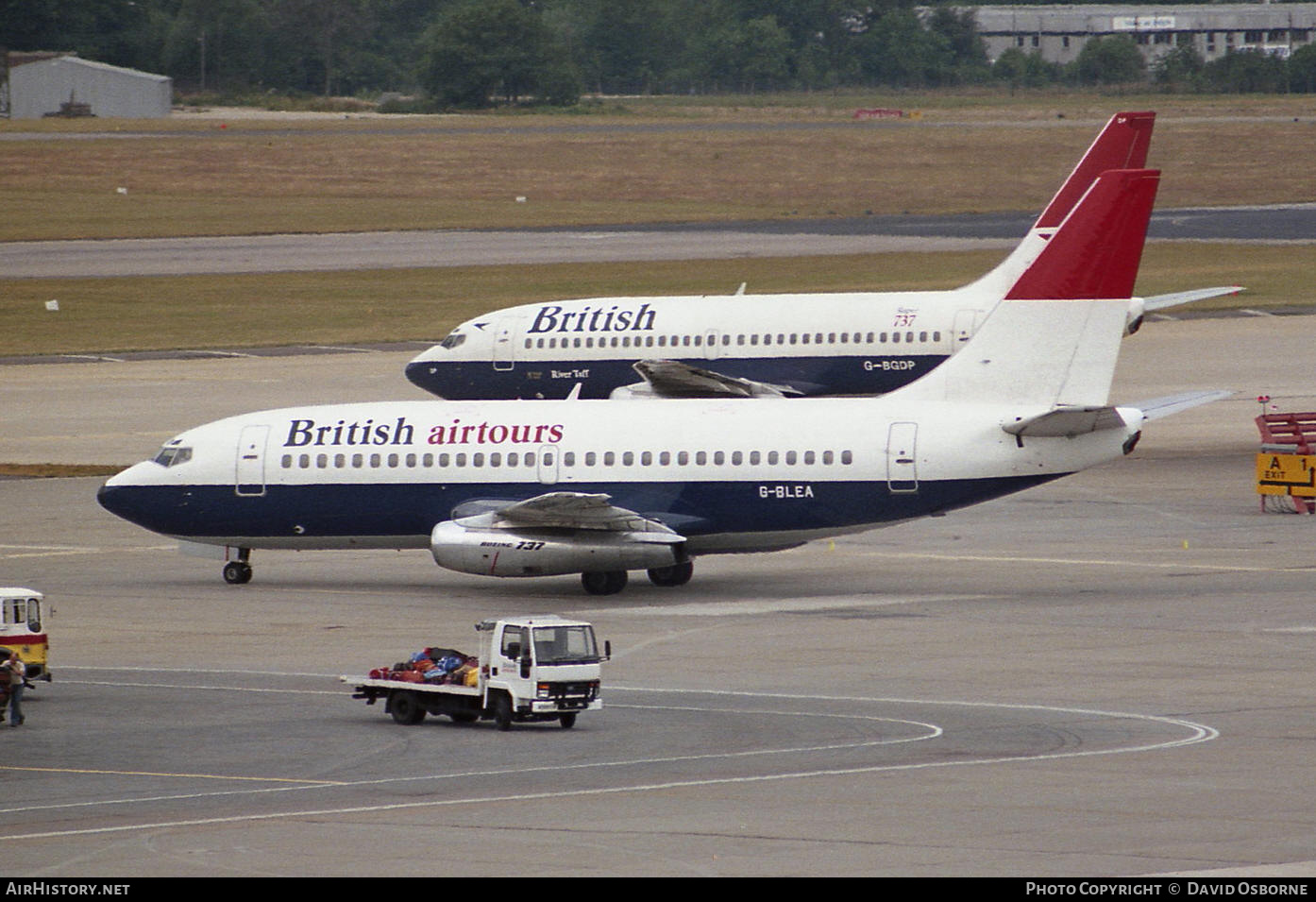 Aircraft Photo of G-BLEA | Boeing 737-2K2/Adv | British Airtours | AirHistory.net #701392