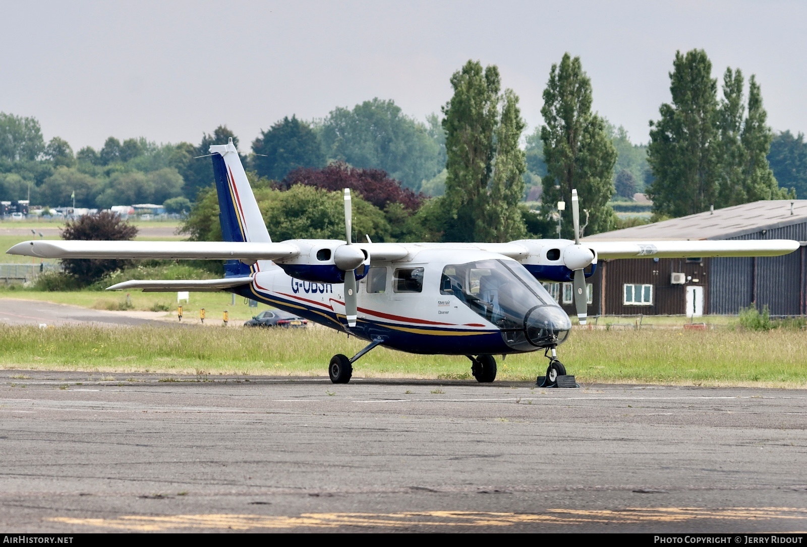 Aircraft Photo of G-OBSR | Partenavia P-68 Observer | Ravenair | AirHistory.net #701424