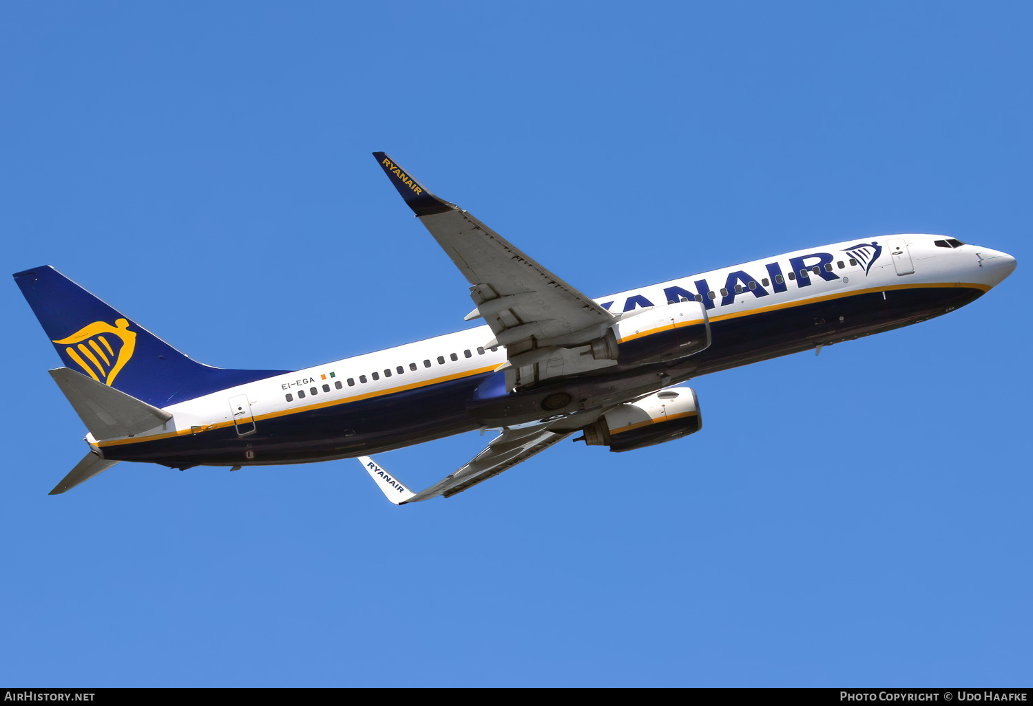 Aircraft Photo of EI-EGA | Boeing 737-8AS | Ryanair | AirHistory.net #701442