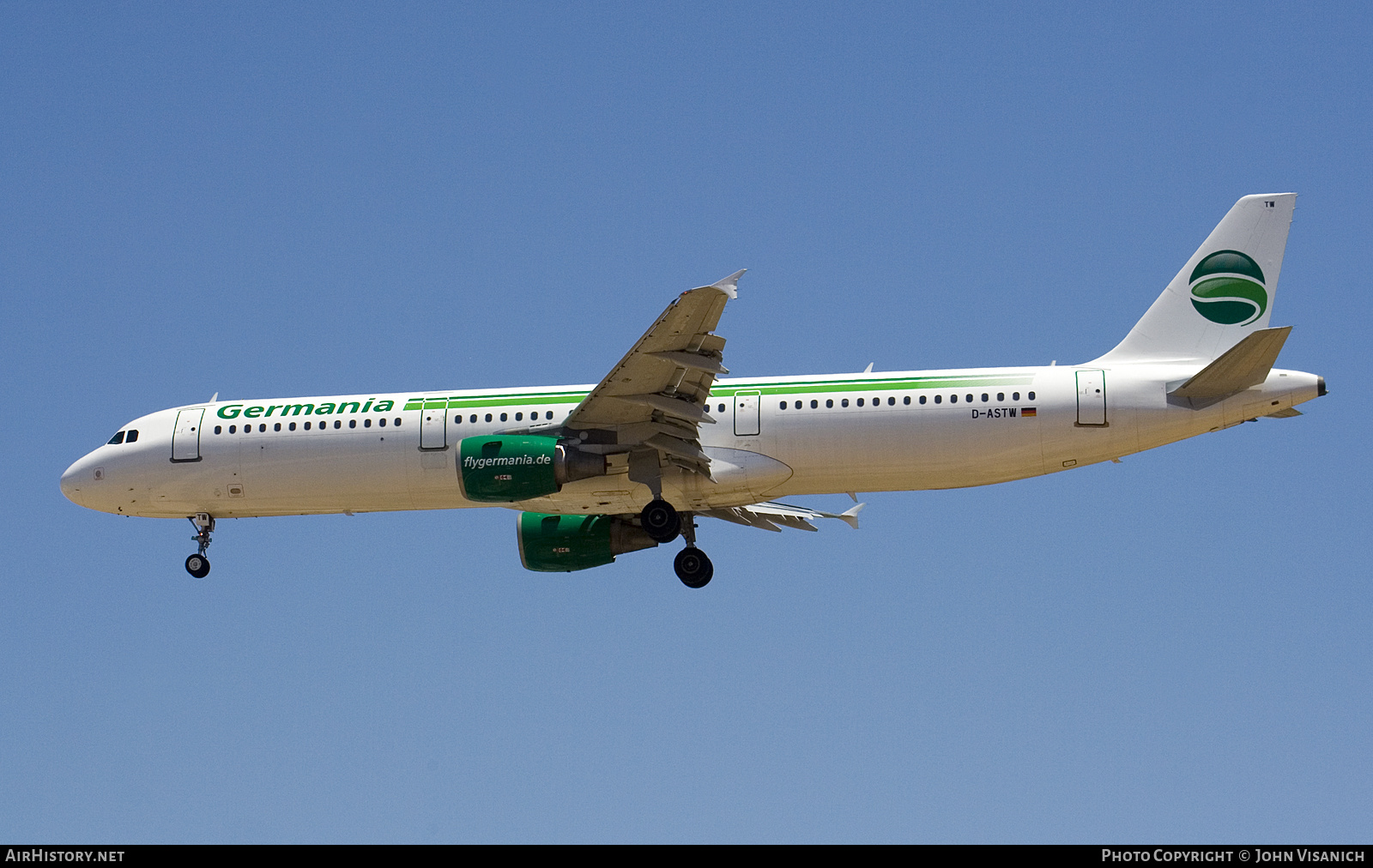 Aircraft Photo of D-ASTW | Airbus A321-211 | Germania | AirHistory.net #701444
