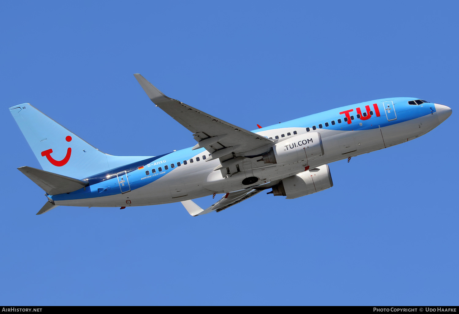 Aircraft Photo of D-AHXG | Boeing 737-7K5 | TUI | AirHistory.net #701454
