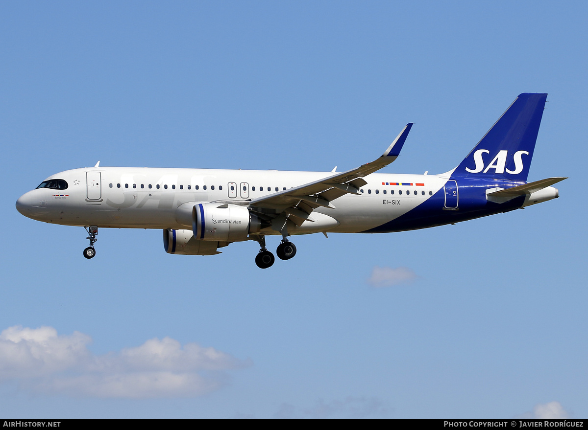 Aircraft Photo of EI-SIX | Airbus A320-251N | Scandinavian Airlines - SAS | AirHistory.net #701486