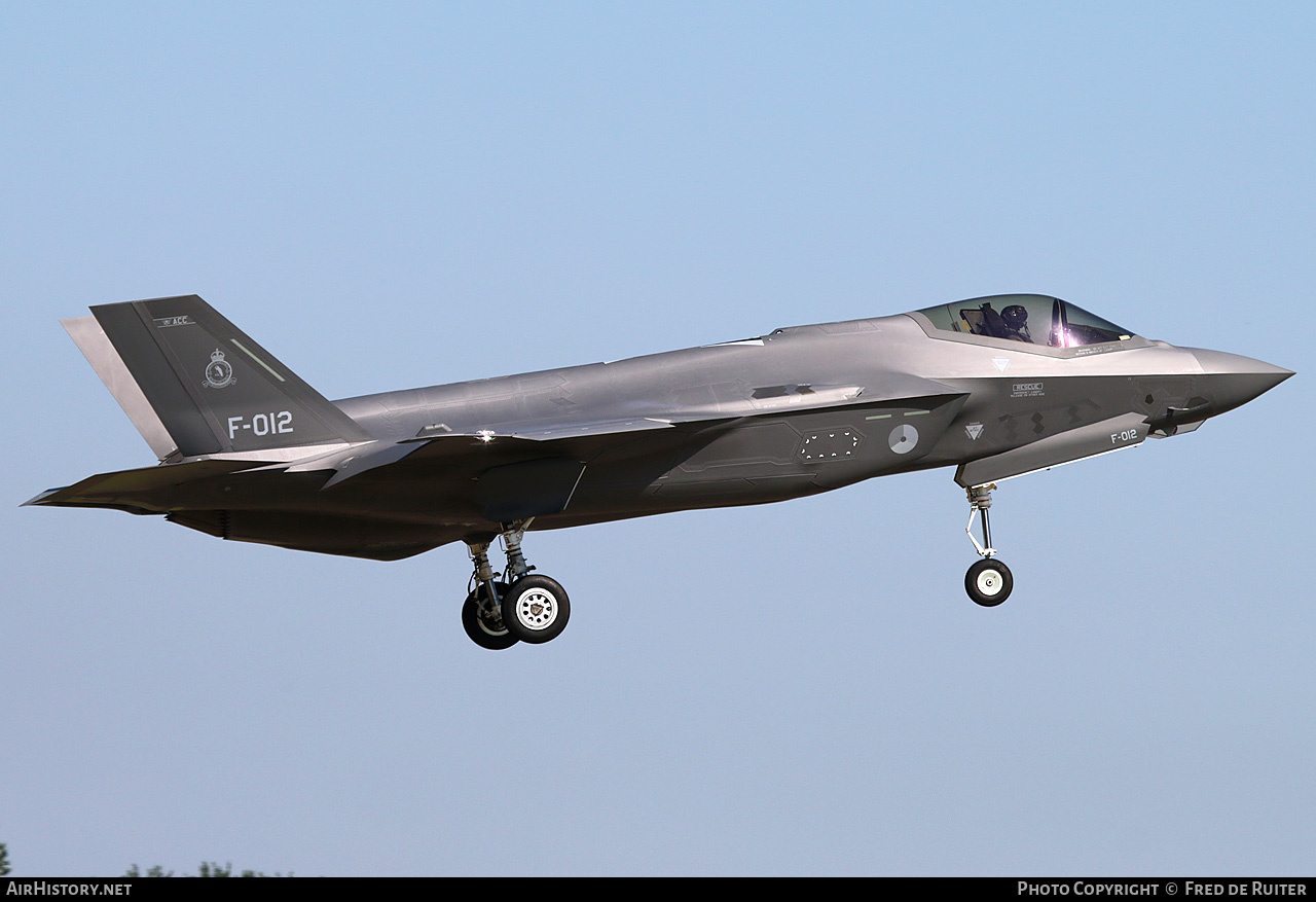 Aircraft Photo of F-012 | Lockheed Martin F-35A Lightning II | Netherlands - Air Force | AirHistory.net #701491
