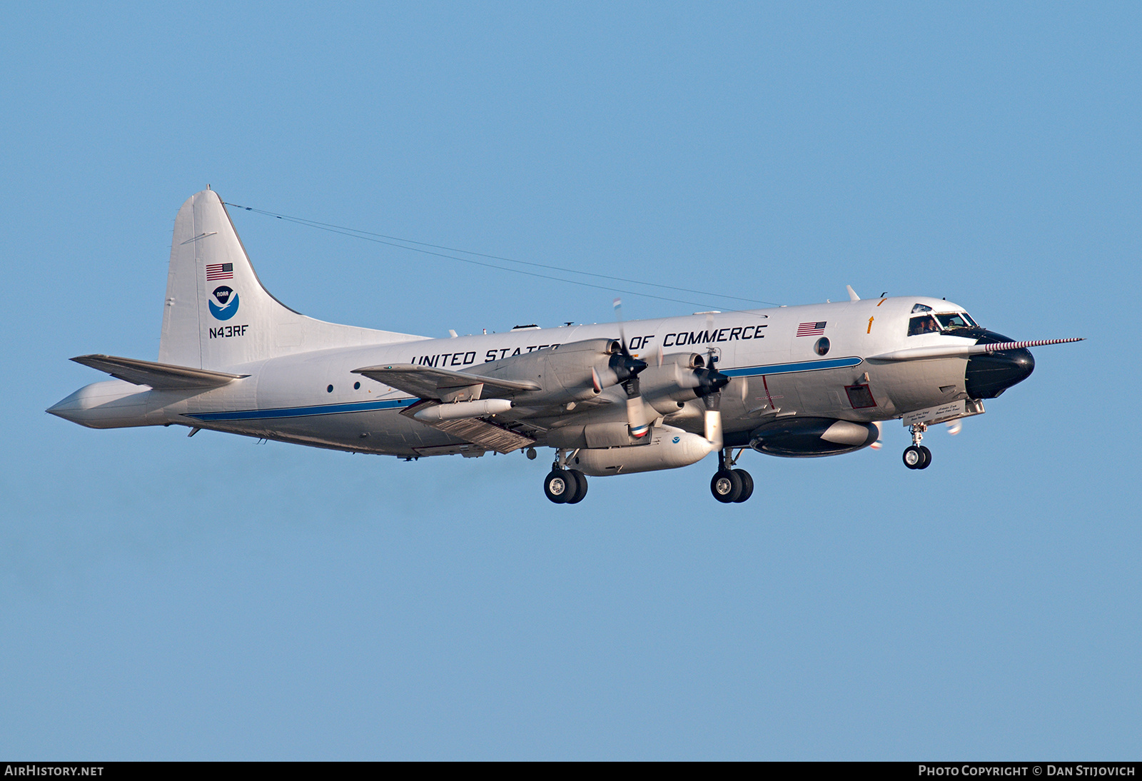 Aircraft Photo of N43RF | Lockheed WP-3D Orion | United States Department of Commerce | AirHistory.net #701564