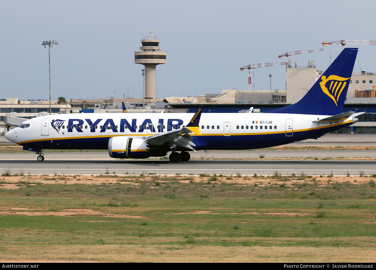 Aircraft Photo of EI-IJS | Boeing 737-8200 Max 200 | Ryanair | AirHistory.net #701582