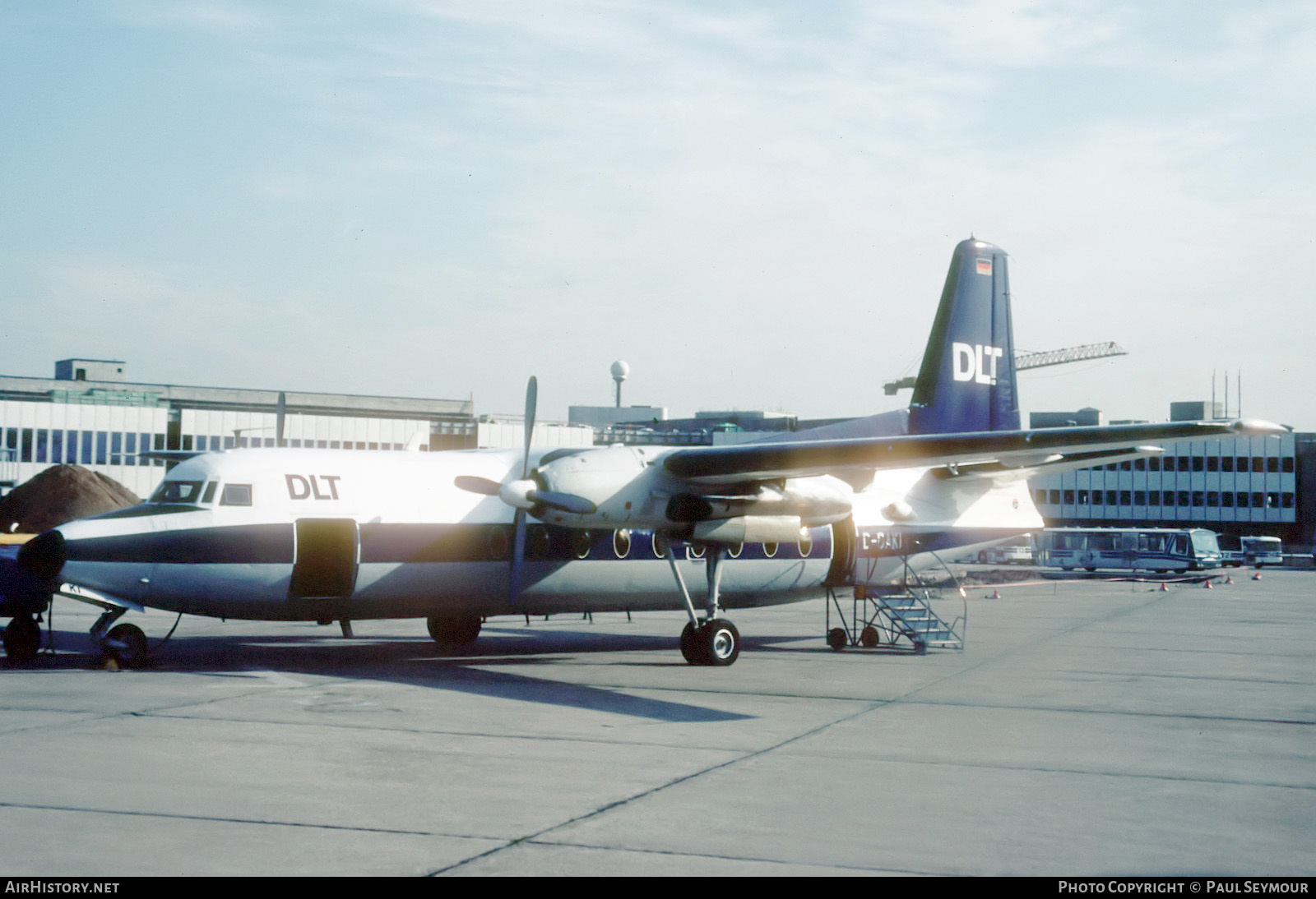 Aircraft Photo of D-BAKI | Fokker F27-100 Friendship | DLT - Deutsche Luftverkehrsgesellschaft | AirHistory.net #701604
