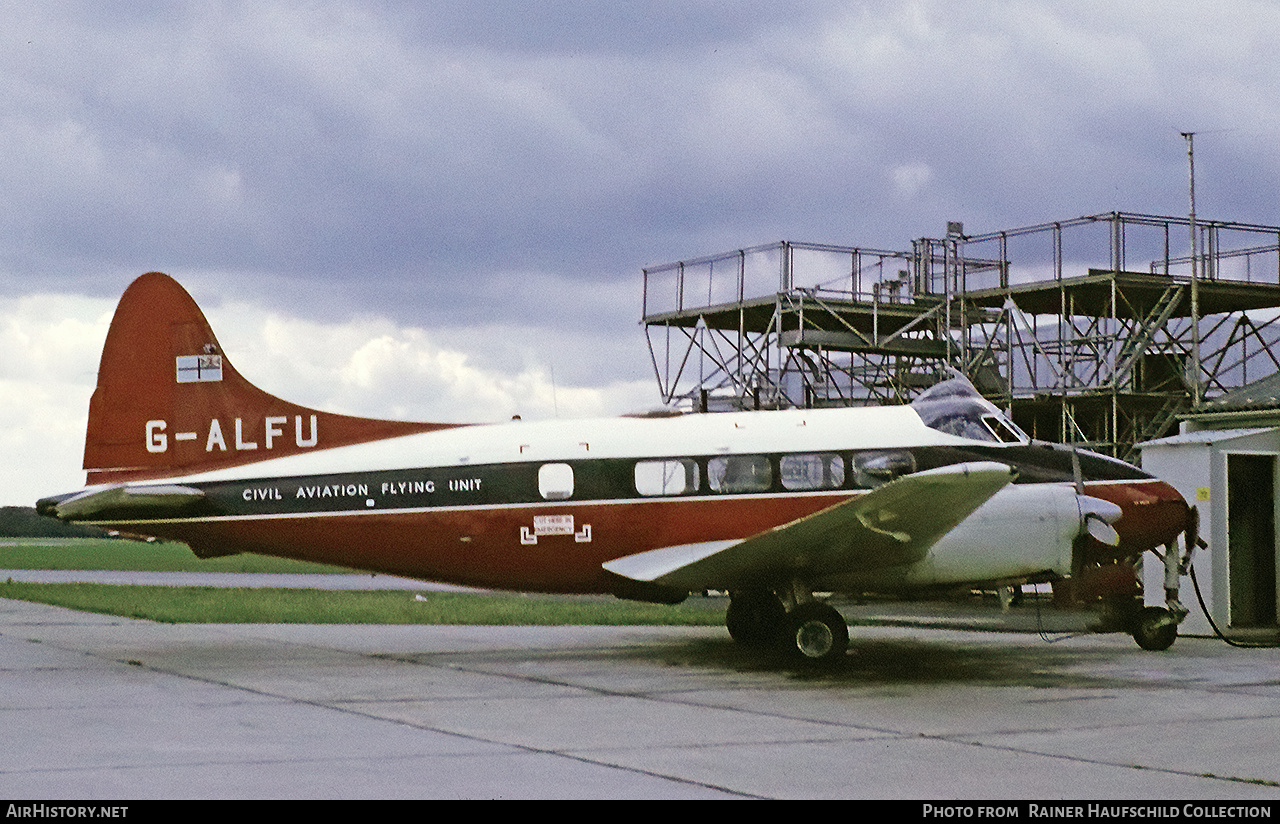 Aircraft Photo of G-ALFU | De Havilland D.H. 104 Dove 6 | Civil Aviation Flying Unit | AirHistory.net #701614