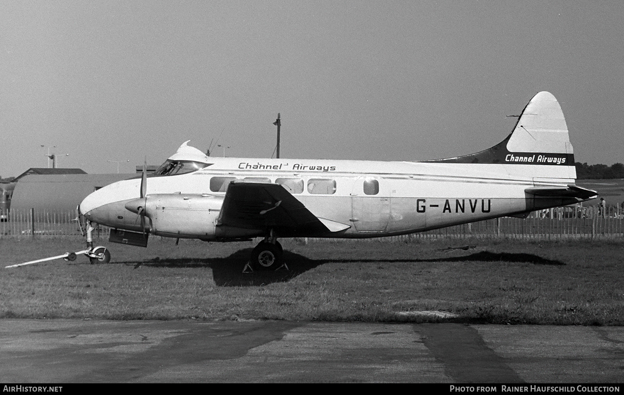 Aircraft Photo of G-ANVU | De Havilland D.H. 104 Dove 1B | Channel Airways | AirHistory.net #701626