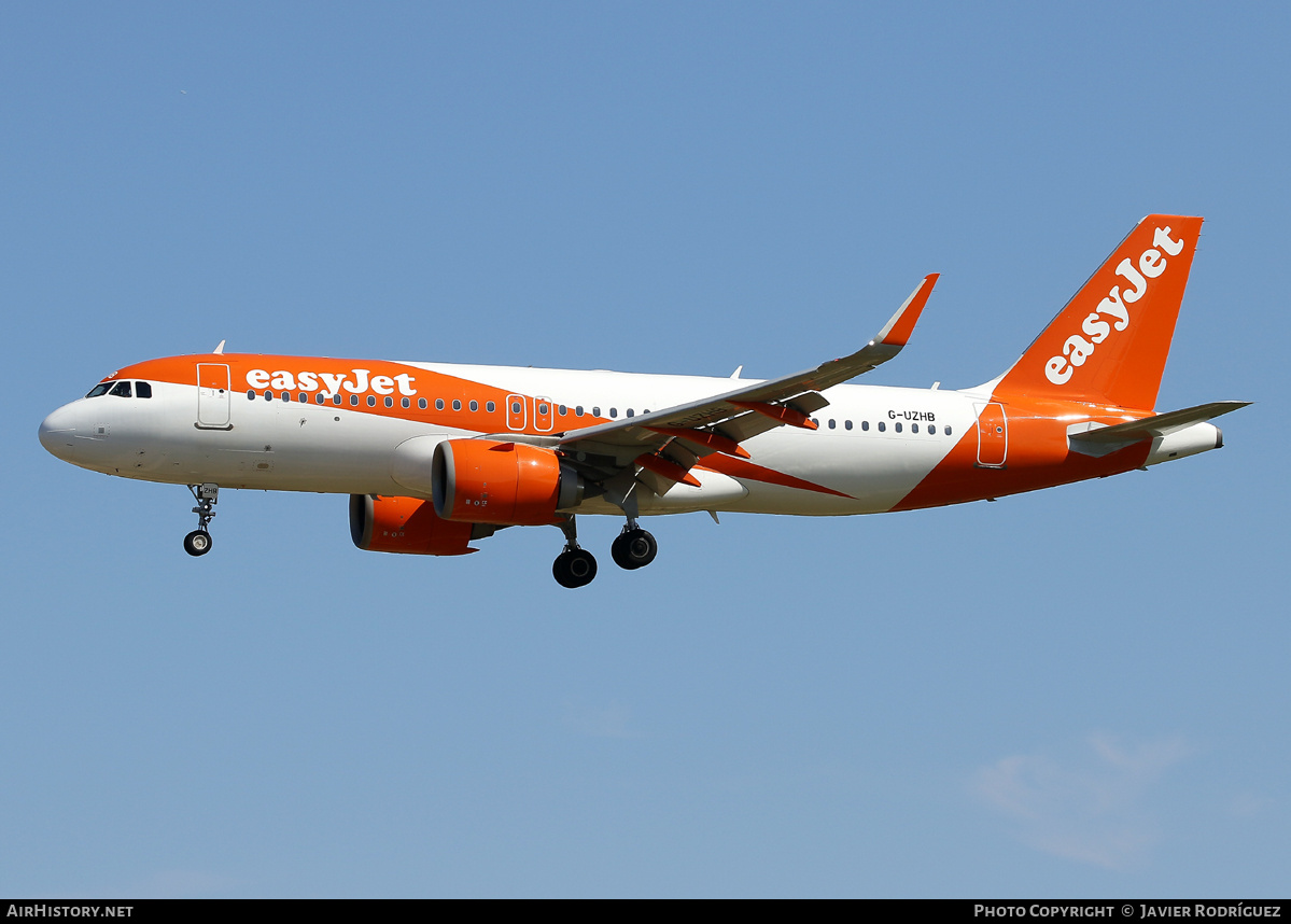Aircraft Photo of G-UZHB | Airbus A320-251N | EasyJet | AirHistory.net #701631