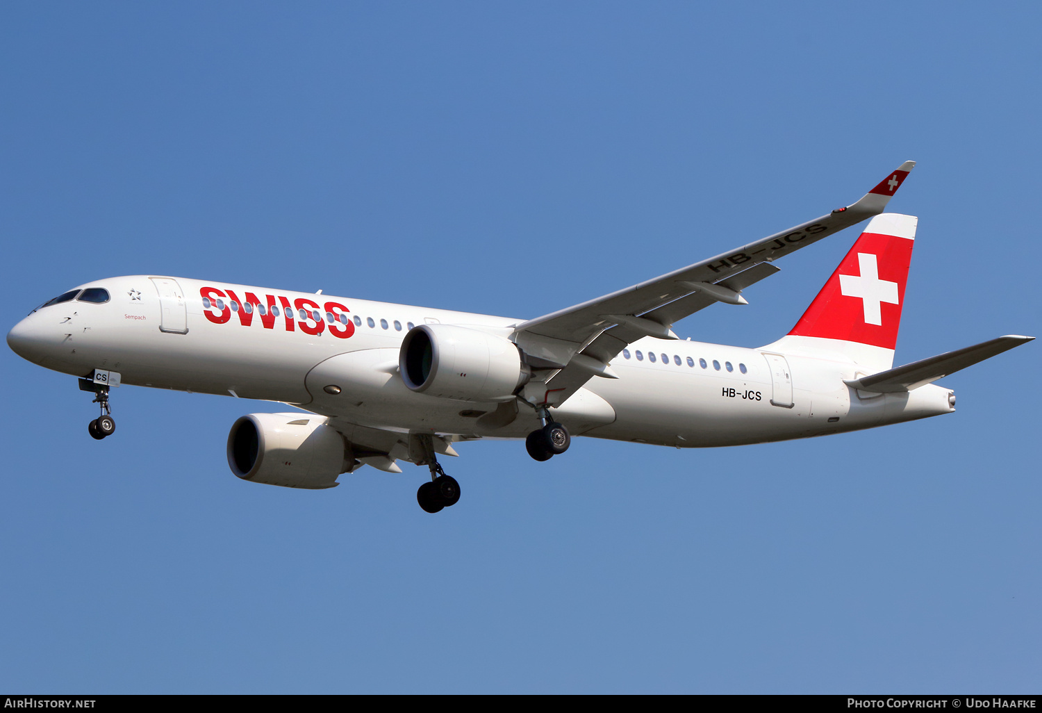 Aircraft Photo of HB-JCS | Airbus A220-371 (BD-500-1A11) | Swiss International Air Lines | AirHistory.net #701635