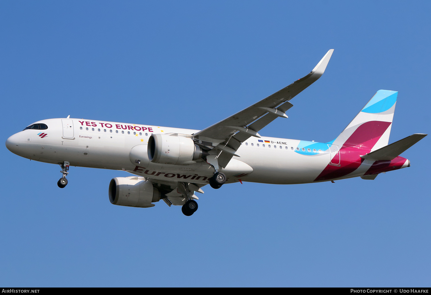 Aircraft Photo of D-AENE | Airbus A320-251N | Eurowings | AirHistory.net #701644