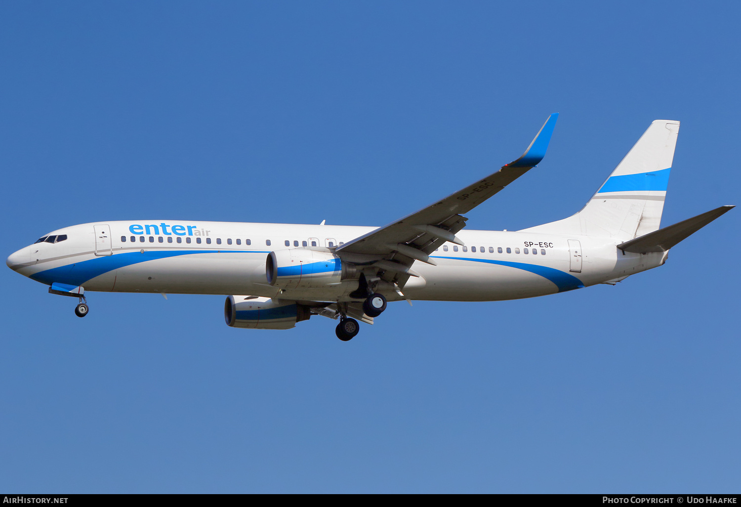 Aircraft Photo of SP-ESC | Boeing 737-8AS | Enter Air | AirHistory.net #701654