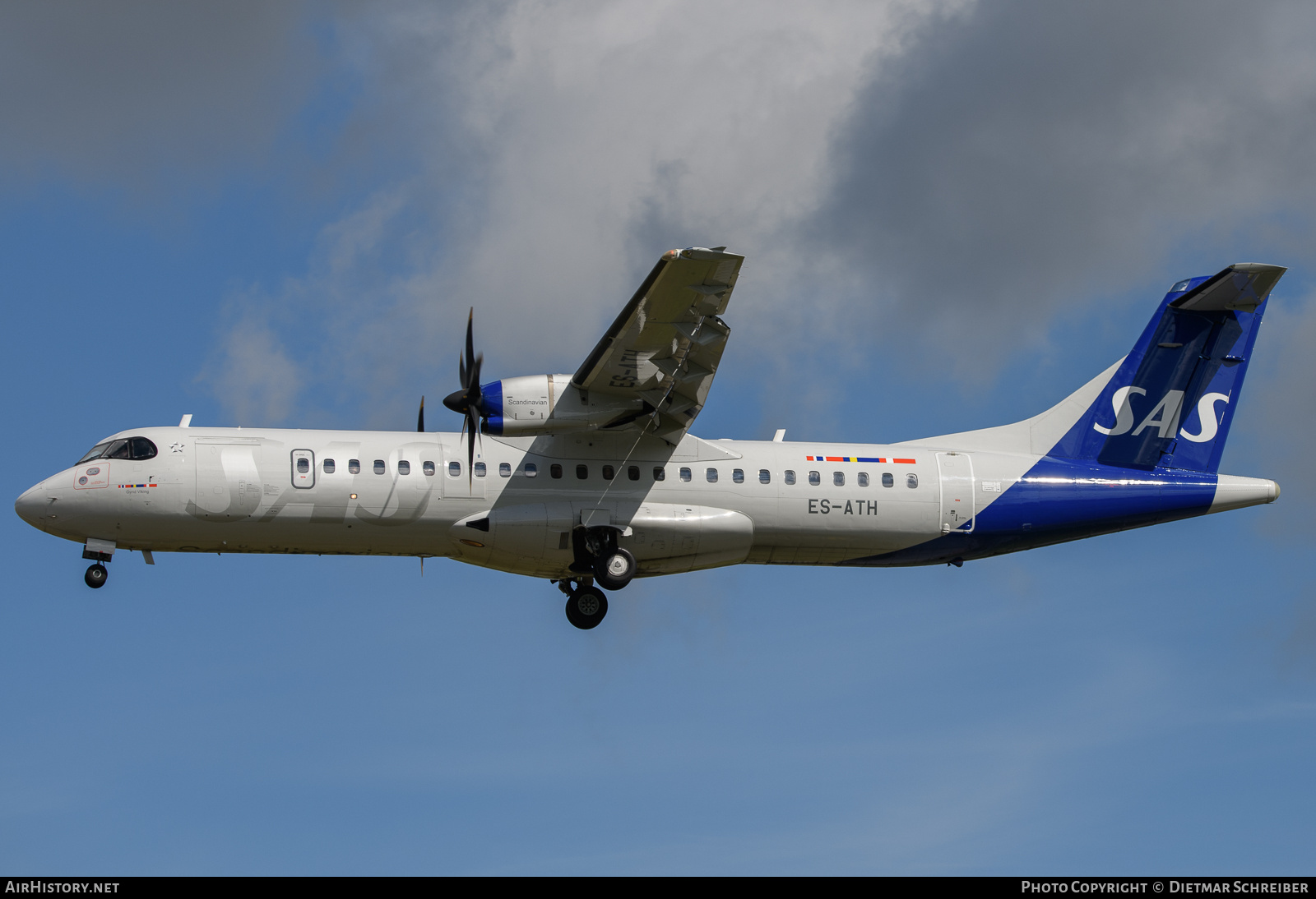 Aircraft Photo of ES-ATH | ATR ATR-72-600 (ATR-72-212A) | Scandinavian Airlines - SAS | AirHistory.net #701667