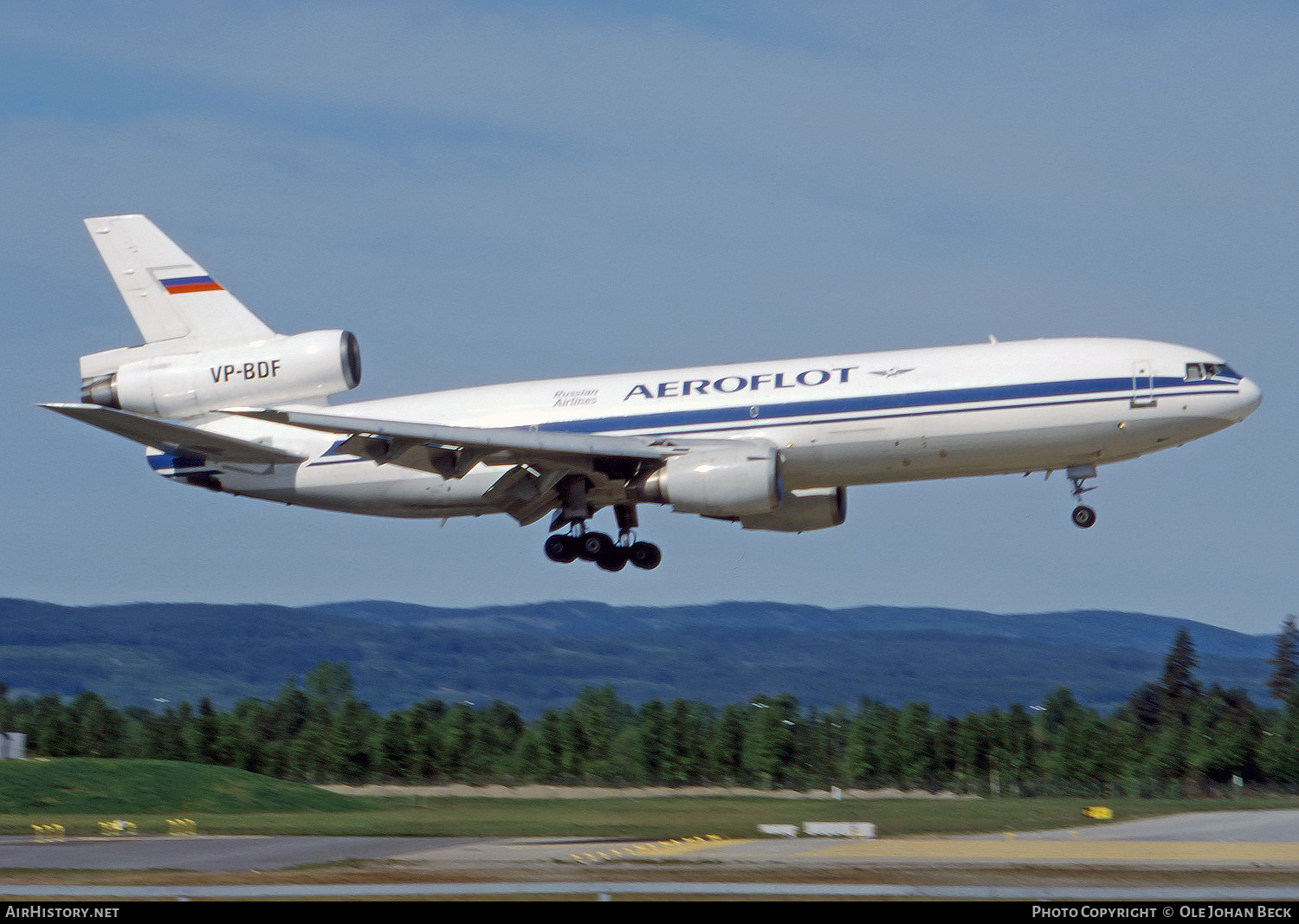 Aircraft Photo of VP-BDF | McDonnell Douglas DC-10-40(F) | Aeroflot - Russian Airlines Cargo | AirHistory.net #701681